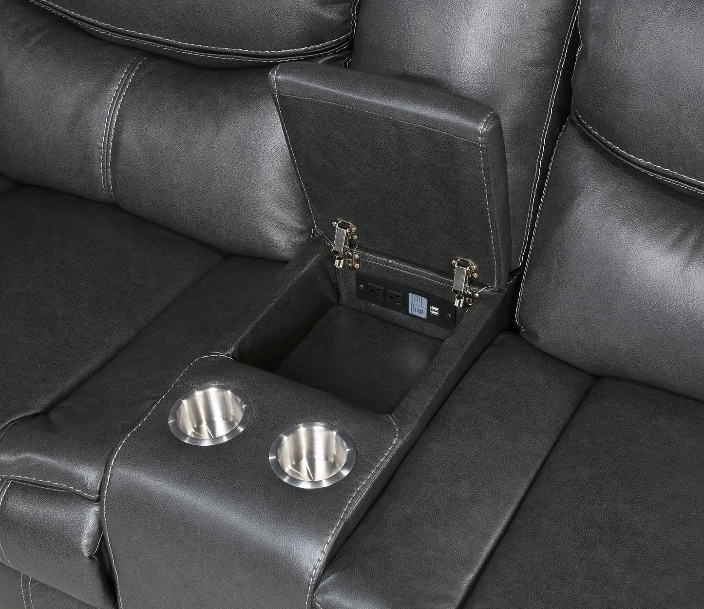Homelegance Fargo Sectional Sofa in 8528DG-SCPW Stylish Comfort Design
