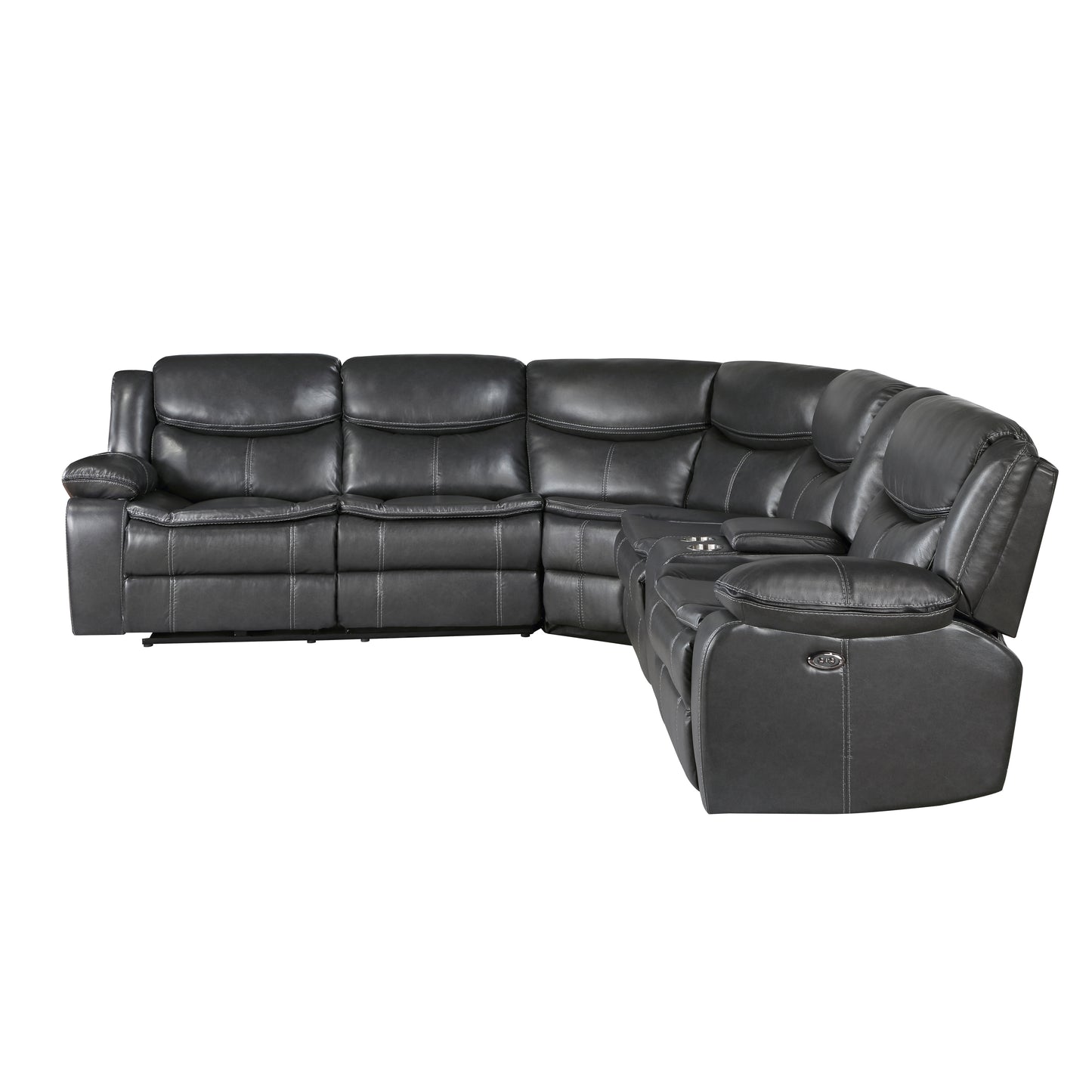 Homelegance Fargo Sectional Sofa in 8528DG-SCPW Stylish Comfort Design