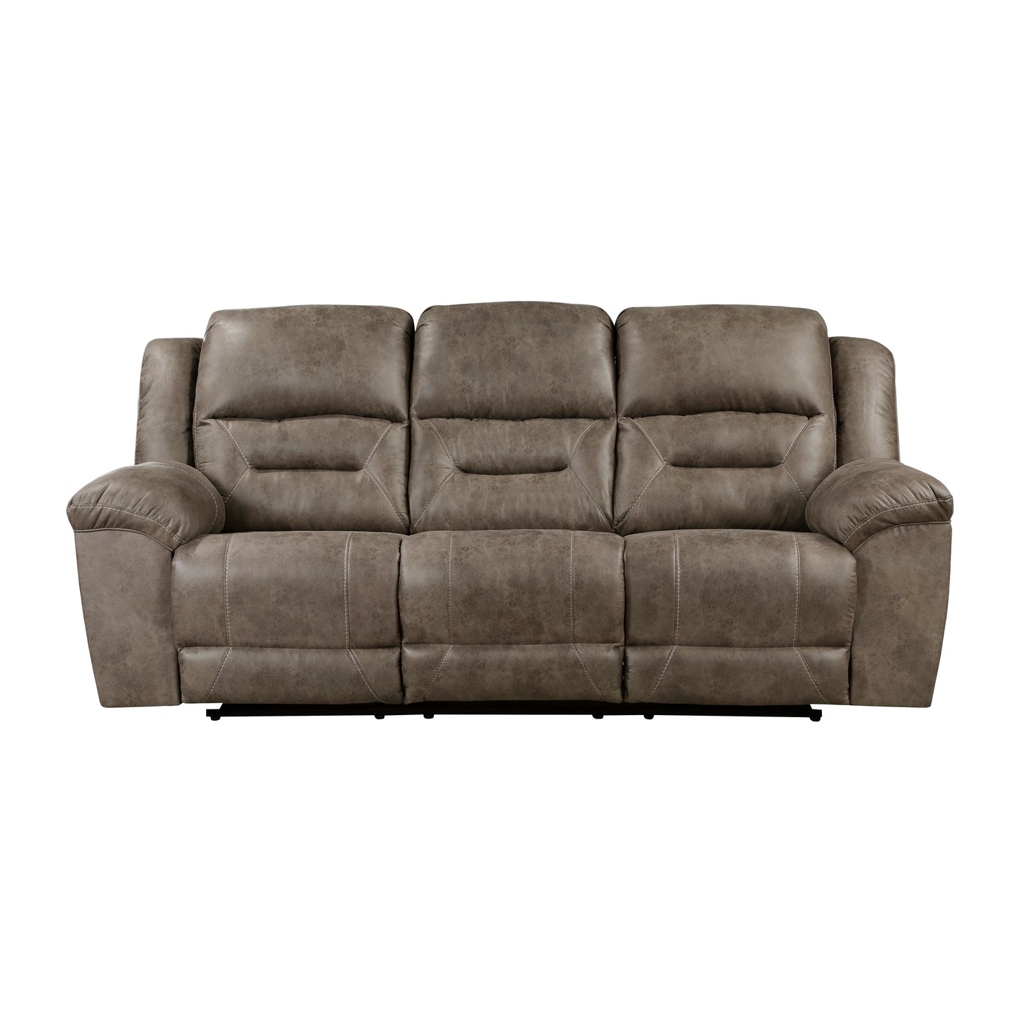 Homelegance Hazen Sectional Sofa Brown Polished Microfiber 8538BR-3