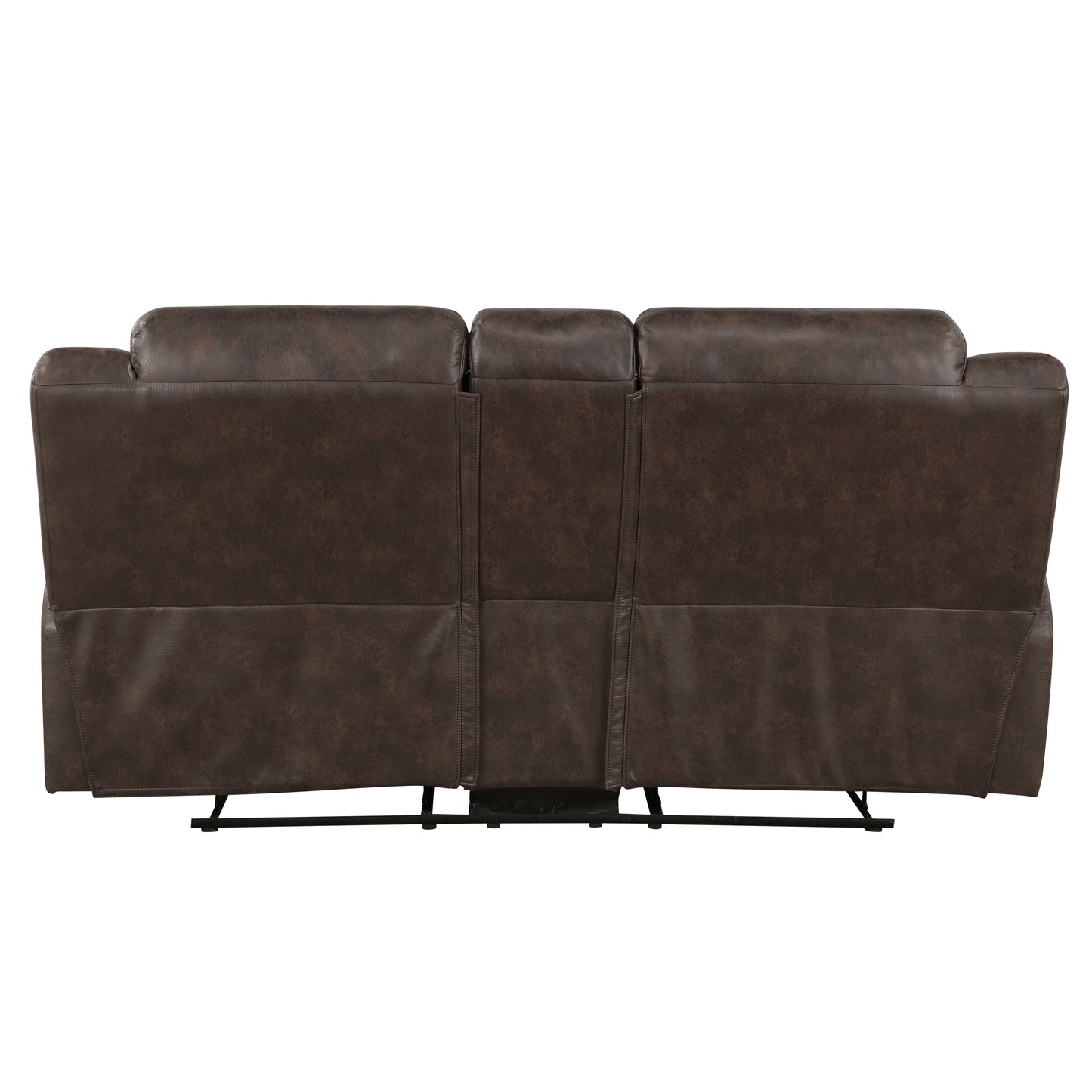 Homelegance Hazen Loveseat Reclining in Dark Brown 8538DB-2
