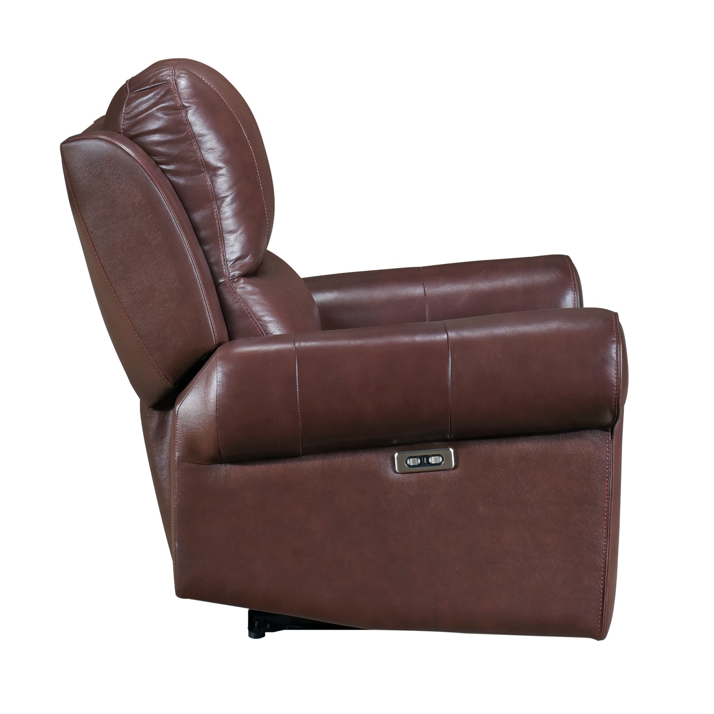 Homelegance McCall Reclining Chair Power Recliner in Brown 8546BR-1PWH
