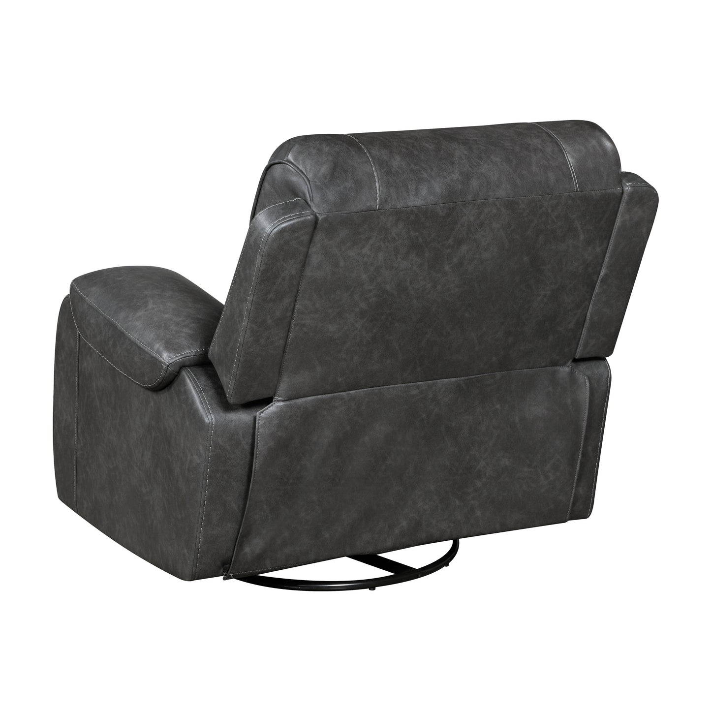 Homelegance Newnan Swivel Glider Reclining Chair in Gray 8549GRY-1