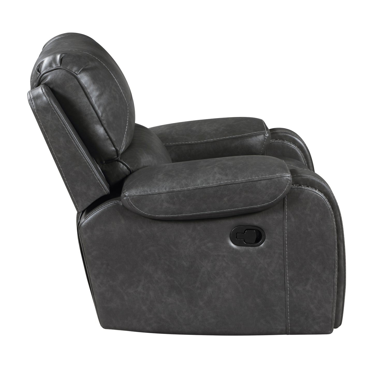 Homelegance Newnan Swivel Glider Reclining Chair in Gray 8549GRY-1