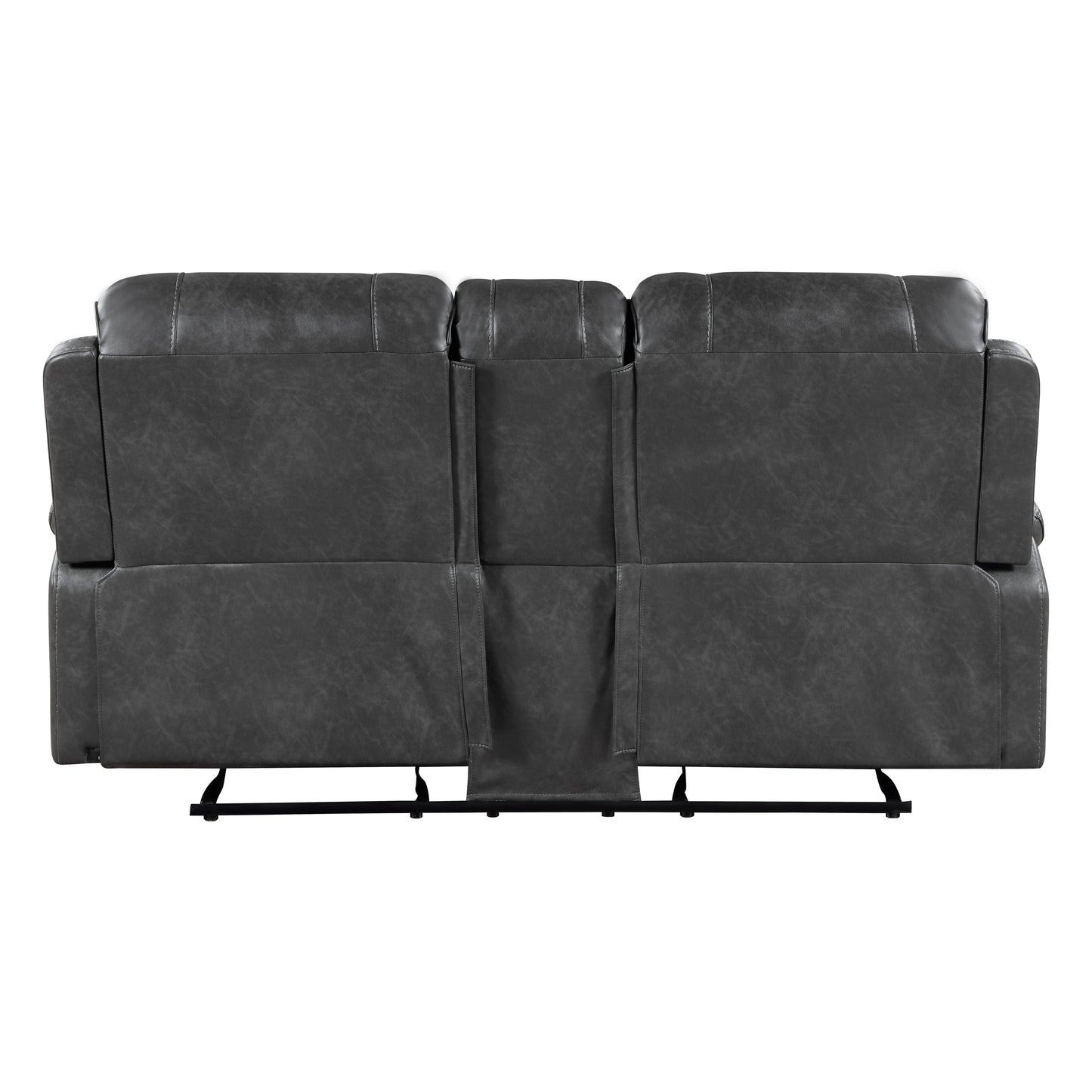 Homelegance Newnan Gray Glider Reclining Loveseat 8549GRY-2
