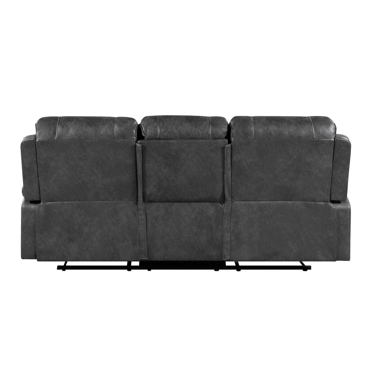 Homelegance Newnan Double Reclining Sectional Sofa Gray 8549GRY-3