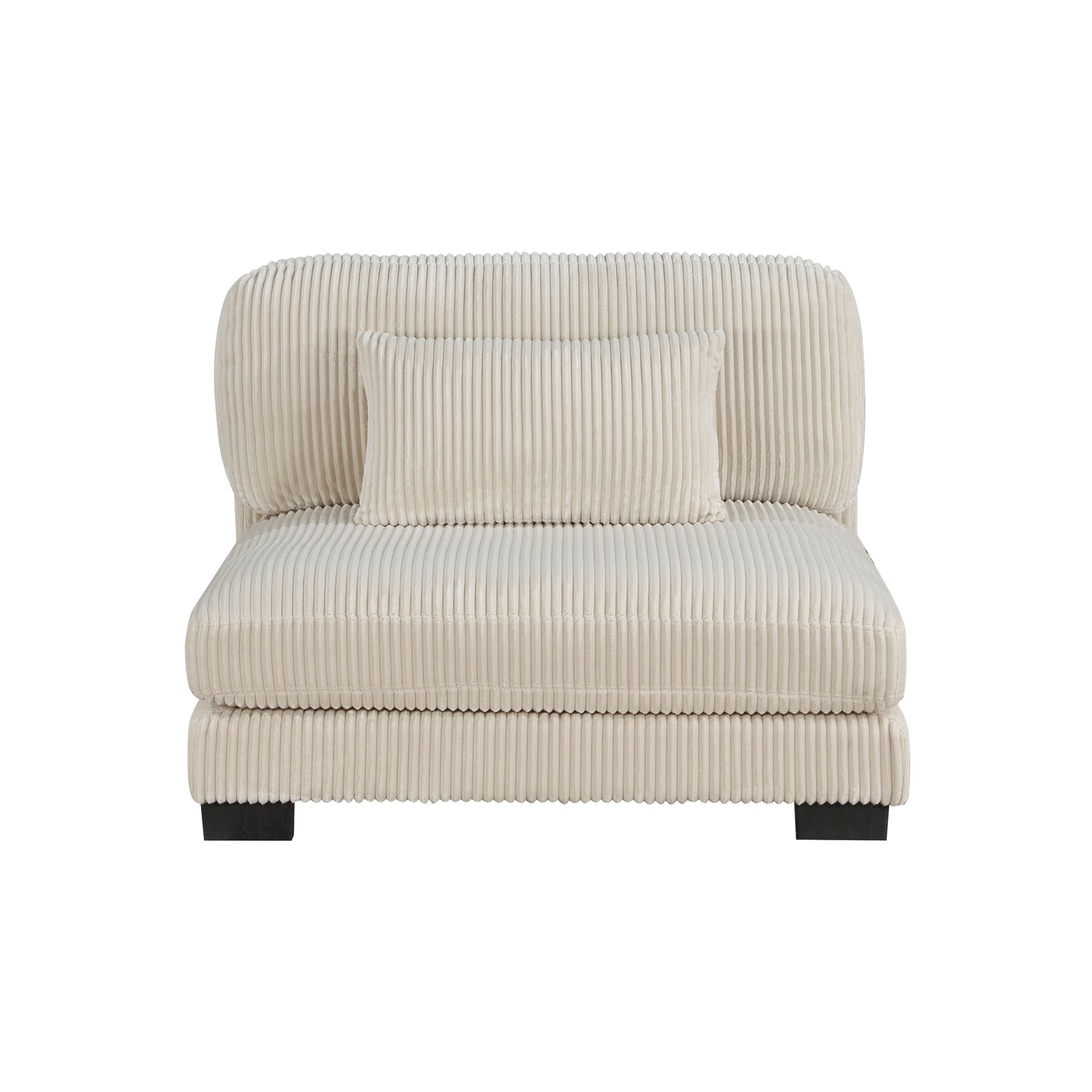 Homelegance Traverse Sofa Beige Corduroy Upholstery Adjustable Back 8555BE-3