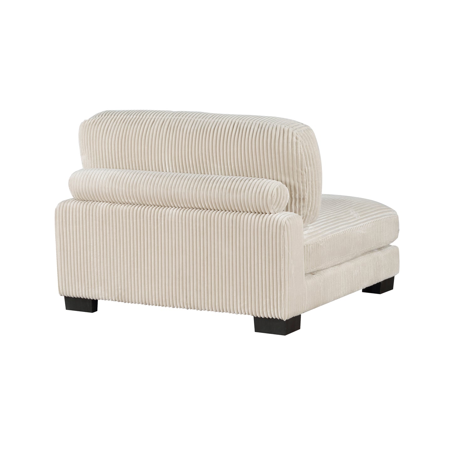 Homelegance Traverse Sofa Beige Corduroy Upholstery Adjustable Back 8555BE-3