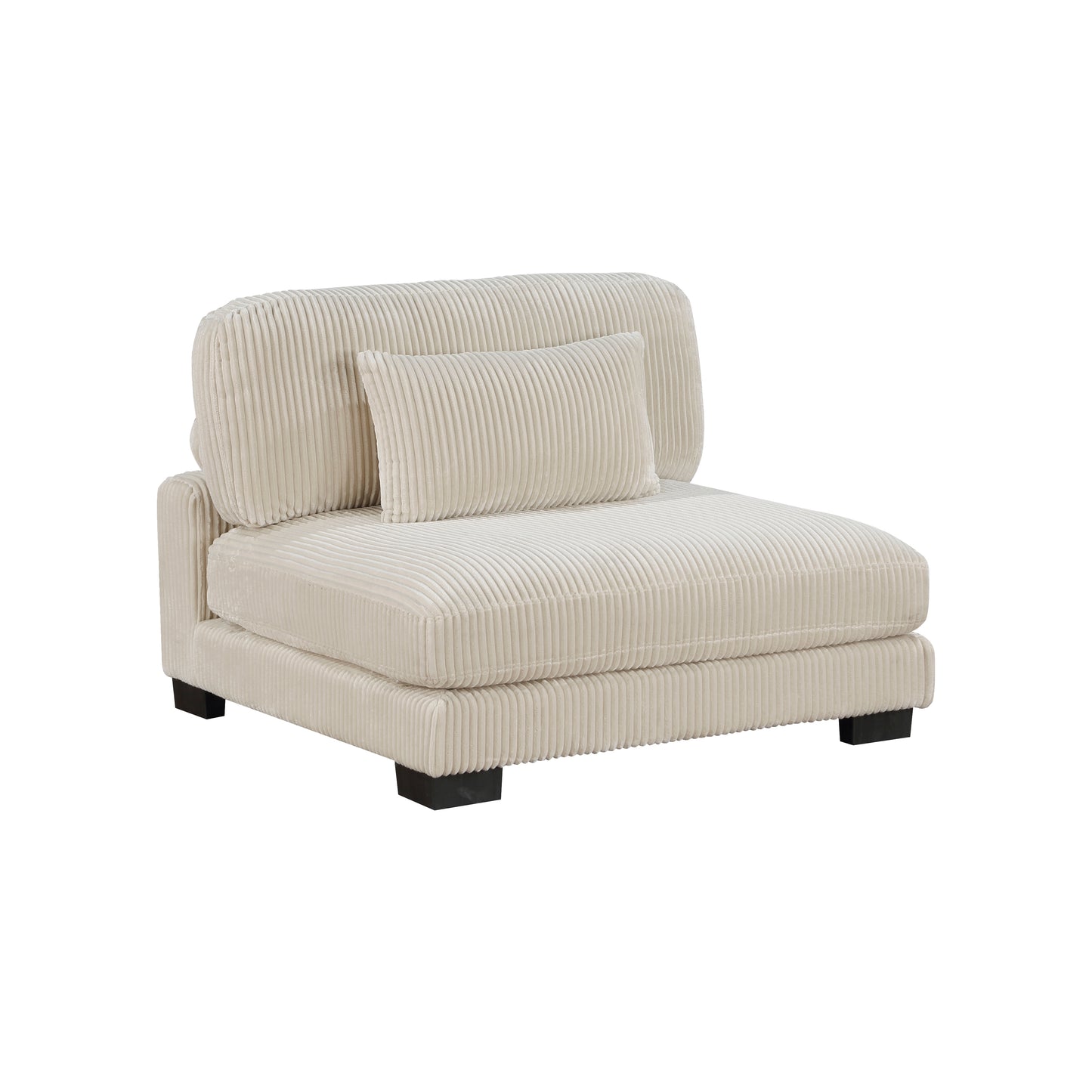 Homelegance Traverse Sofa Beige Corduroy Upholstery Adjustable Back 8555BE-3
