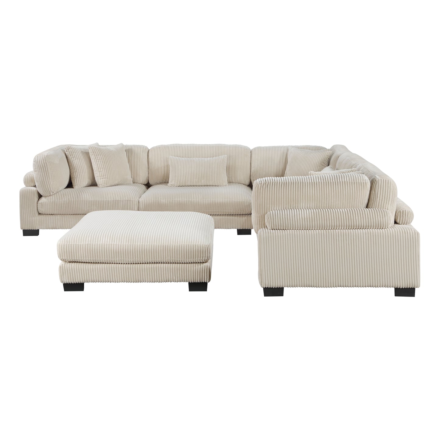 Homelegance Traverse Sectional Sofa in 8555BE-3CR2ACOT for Stylish Comfort