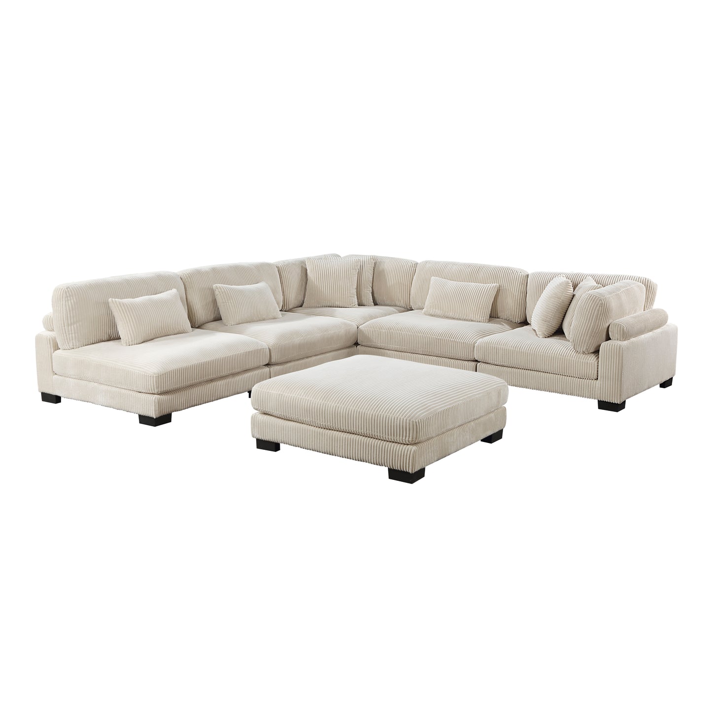 Homelegance Traverse Sectional Sofa in 8555BE-6OT Stylish Comfort Design