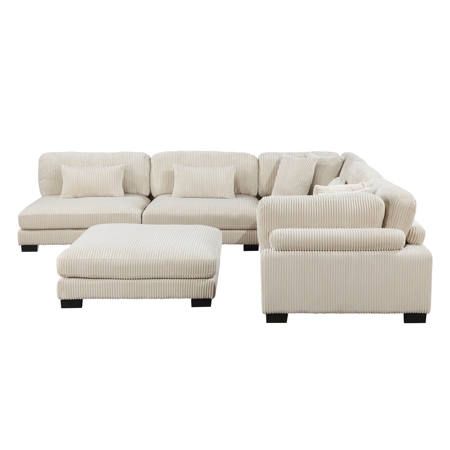 Homelegance Traverse Sectional Sofa in 8555BE-6OT Stylish Comfort Design