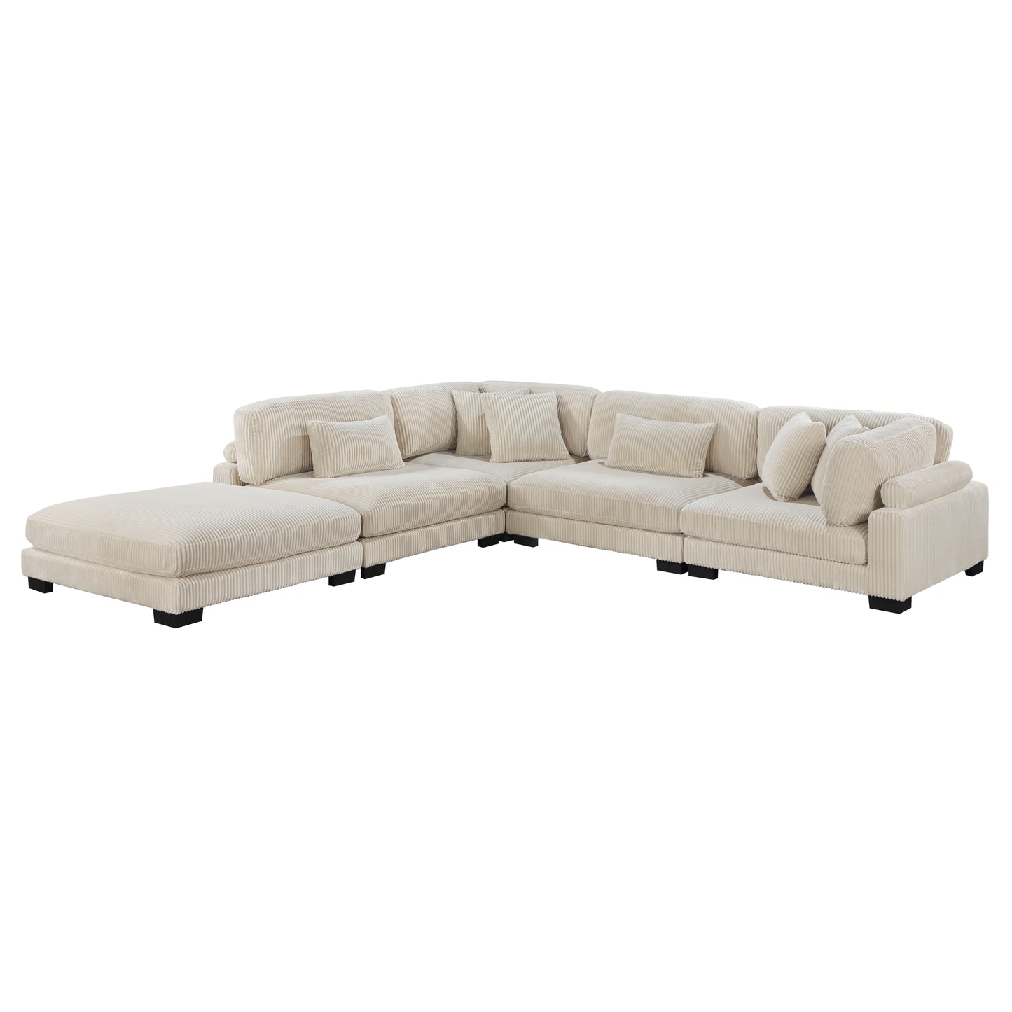 Homelegance Traverse Sectional Sofa in 8555BE-5OT Stylish Comfort Design