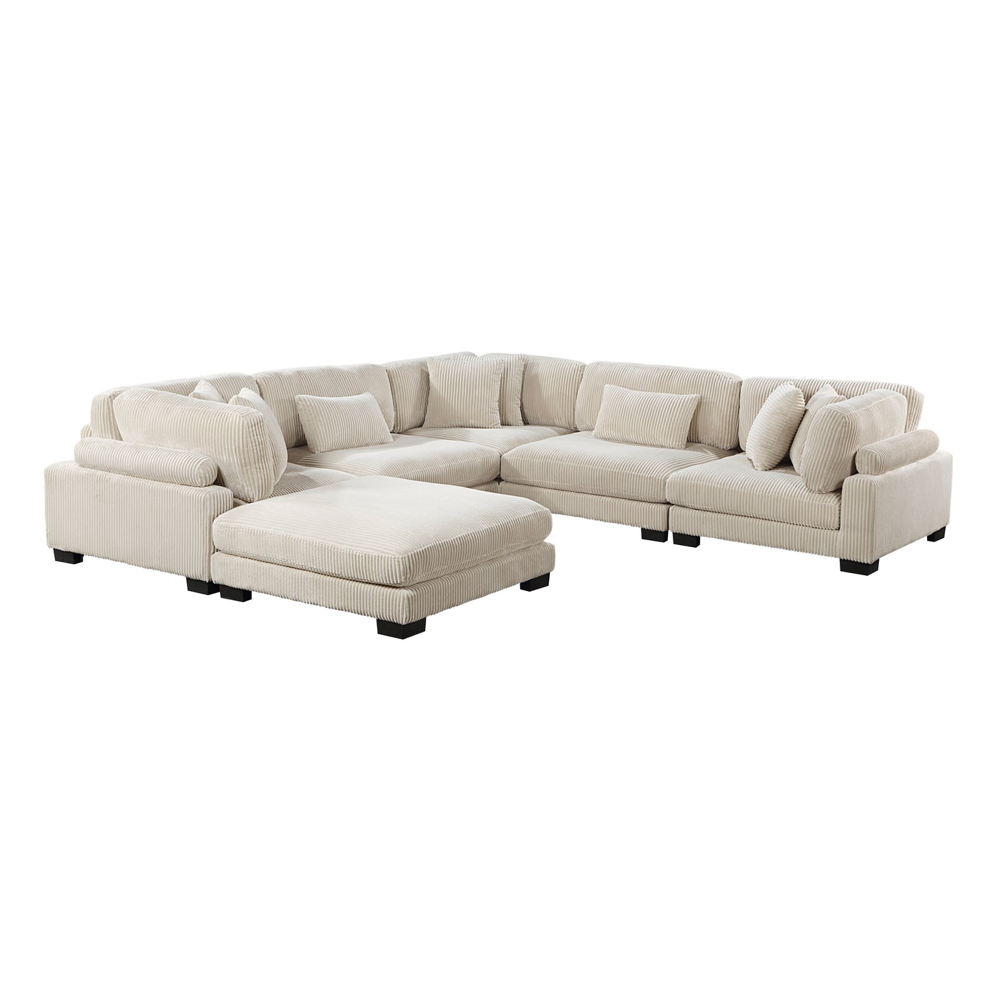 Homelegance Traverse Sectional Sofa in 8555BE-3CR2ACOT for Stylish Comfort
