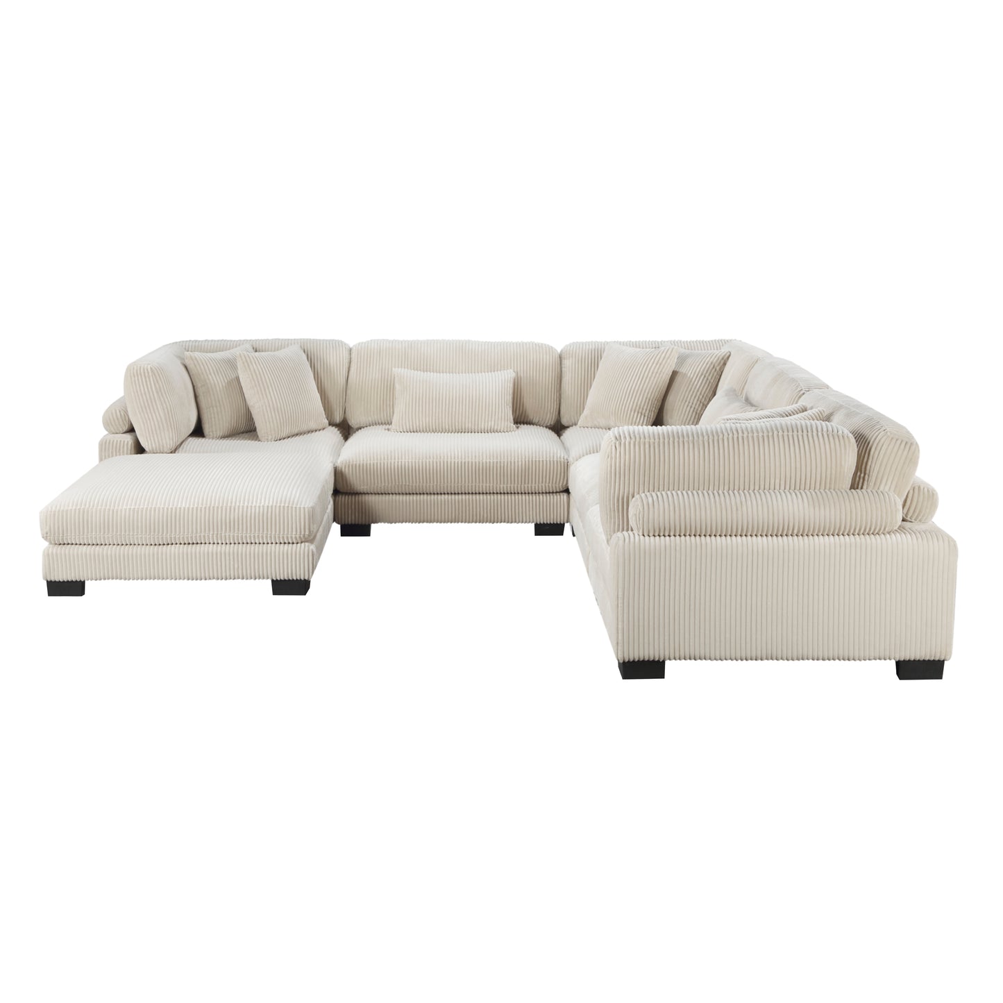 Homelegance Traverse Sectional Sofa in 8555BE-3CR2ACOT for Stylish Comfort