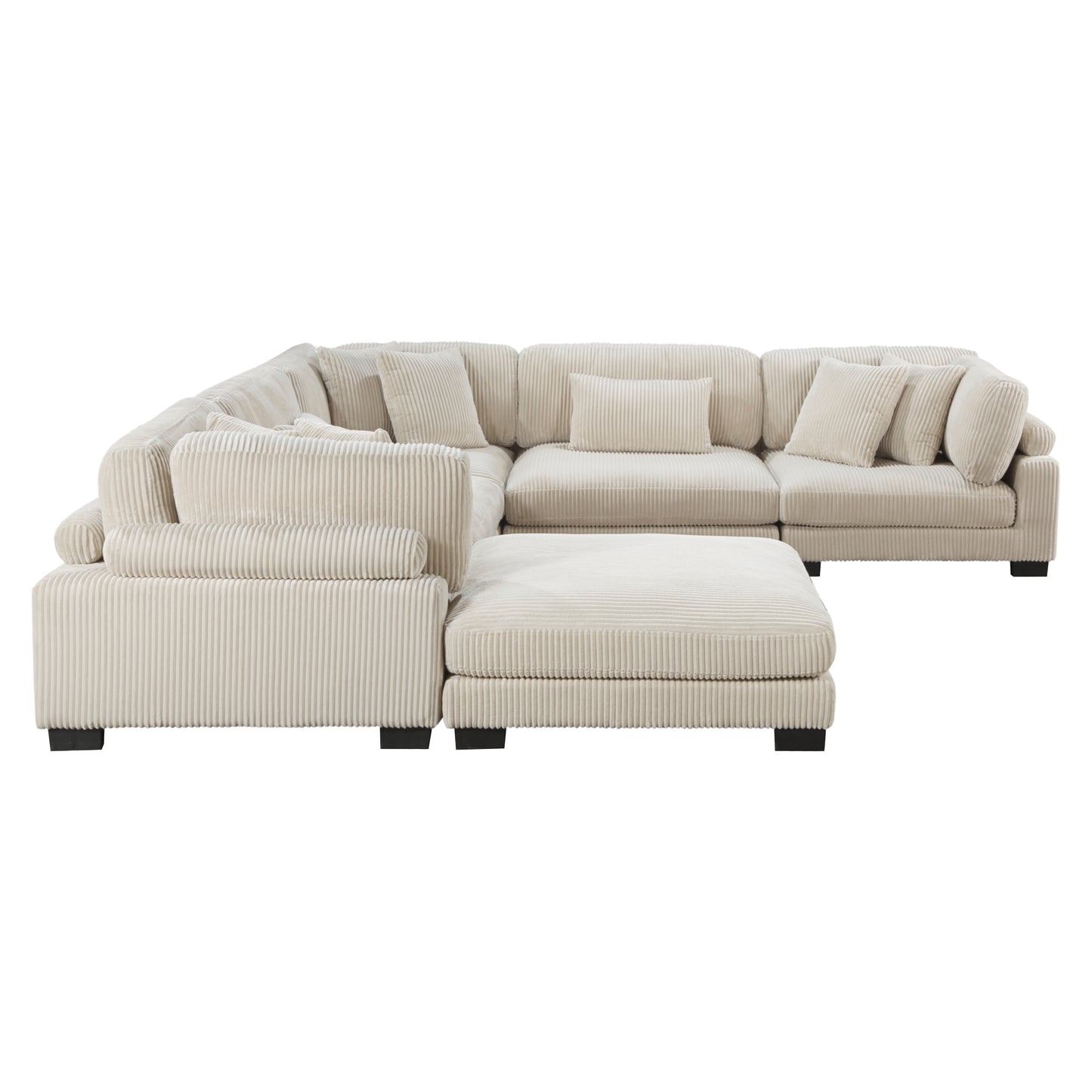 Homelegance Traverse Sectional Sofa in 8555BE-3CR2ACOT for Stylish Comfort