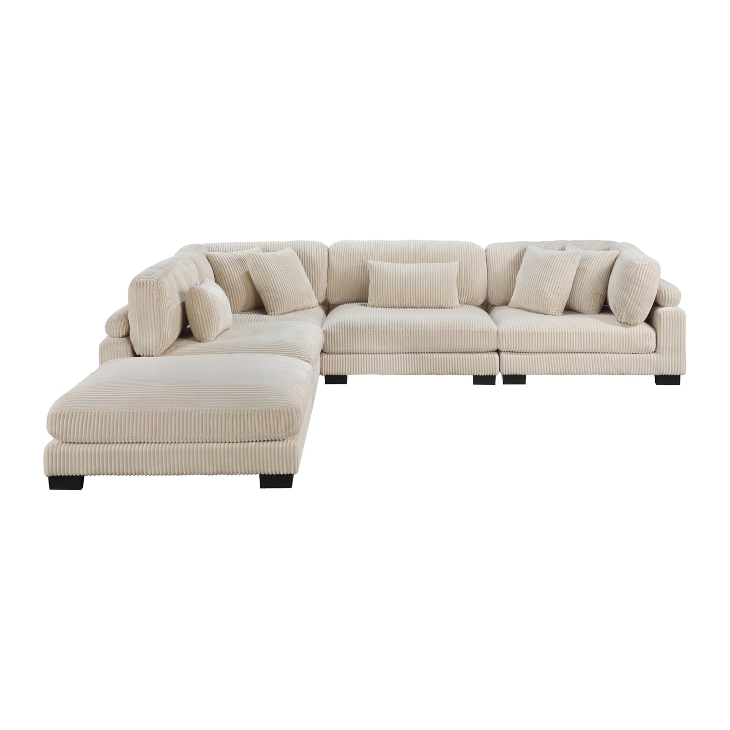 Homelegance Traverse Sectional Sofa in 8555BE-5OT Stylish Comfort Design