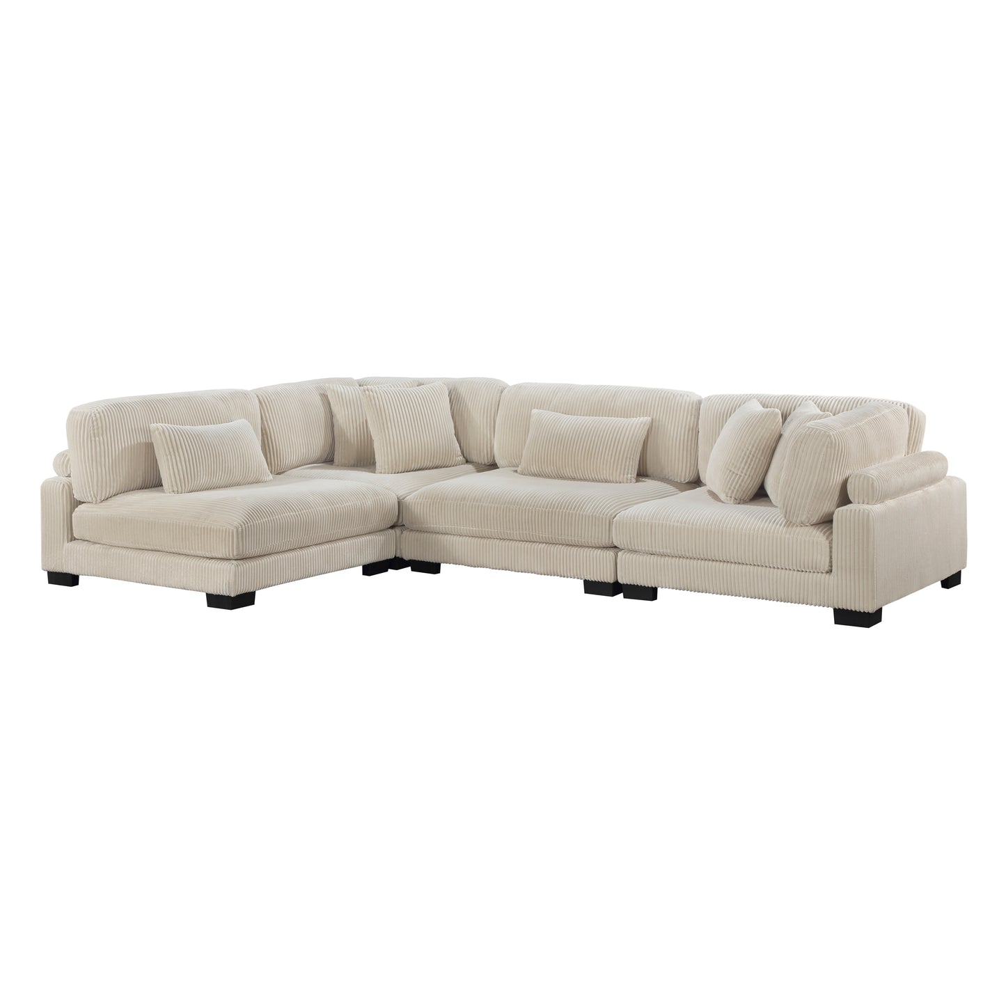 Homelegance Traverse Sectional Sofa in 8555BE-4SC Stylish Comfort Design