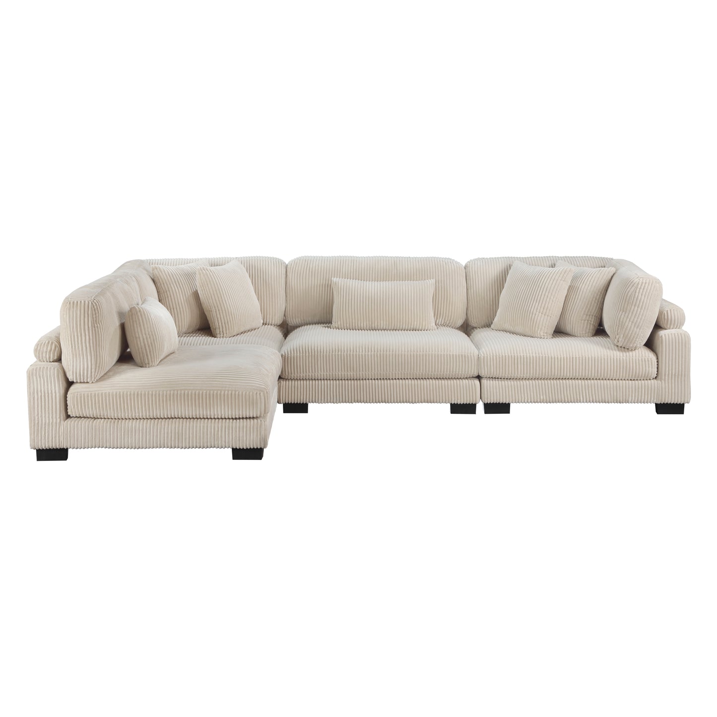 Homelegance Traverse Sectional Sofa in 8555BE-4SC Stylish Comfort Design