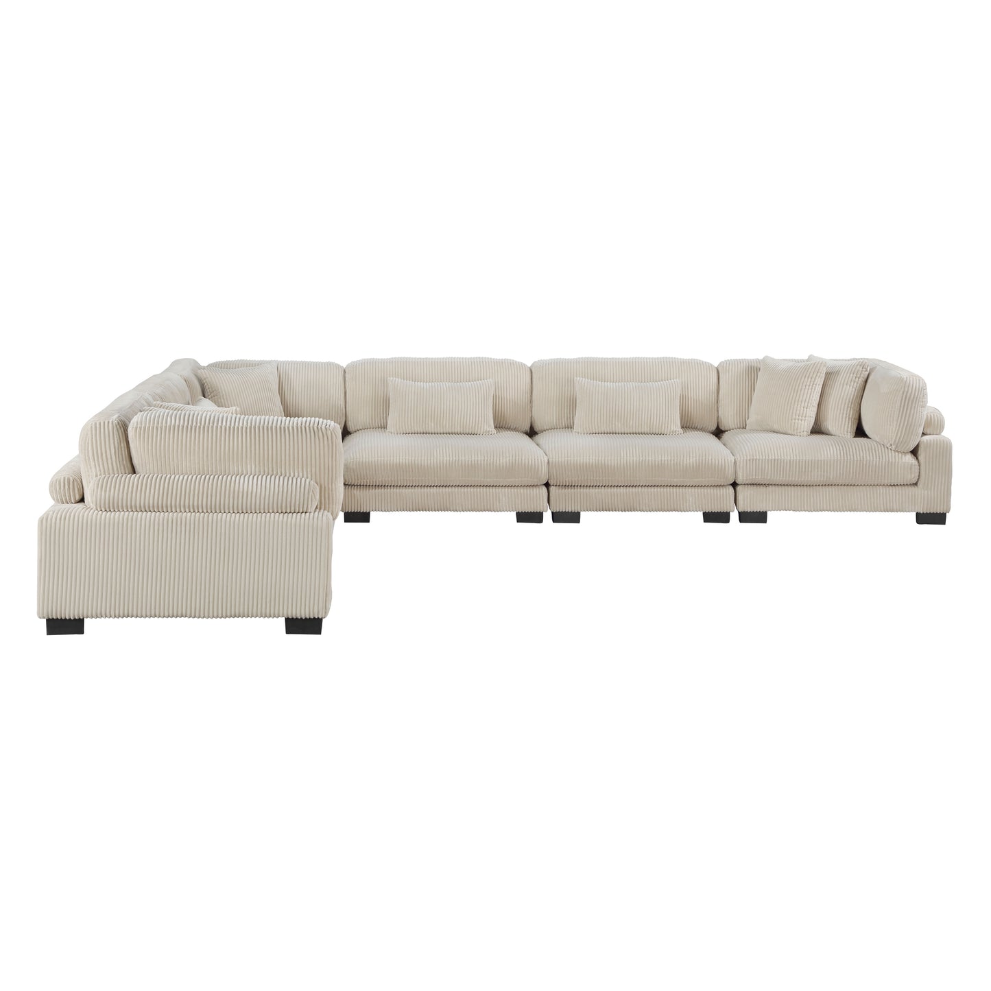 Homelegance Traverse Sectional Sofa in 8555BE-3CR3AC for Stylish Comfort
