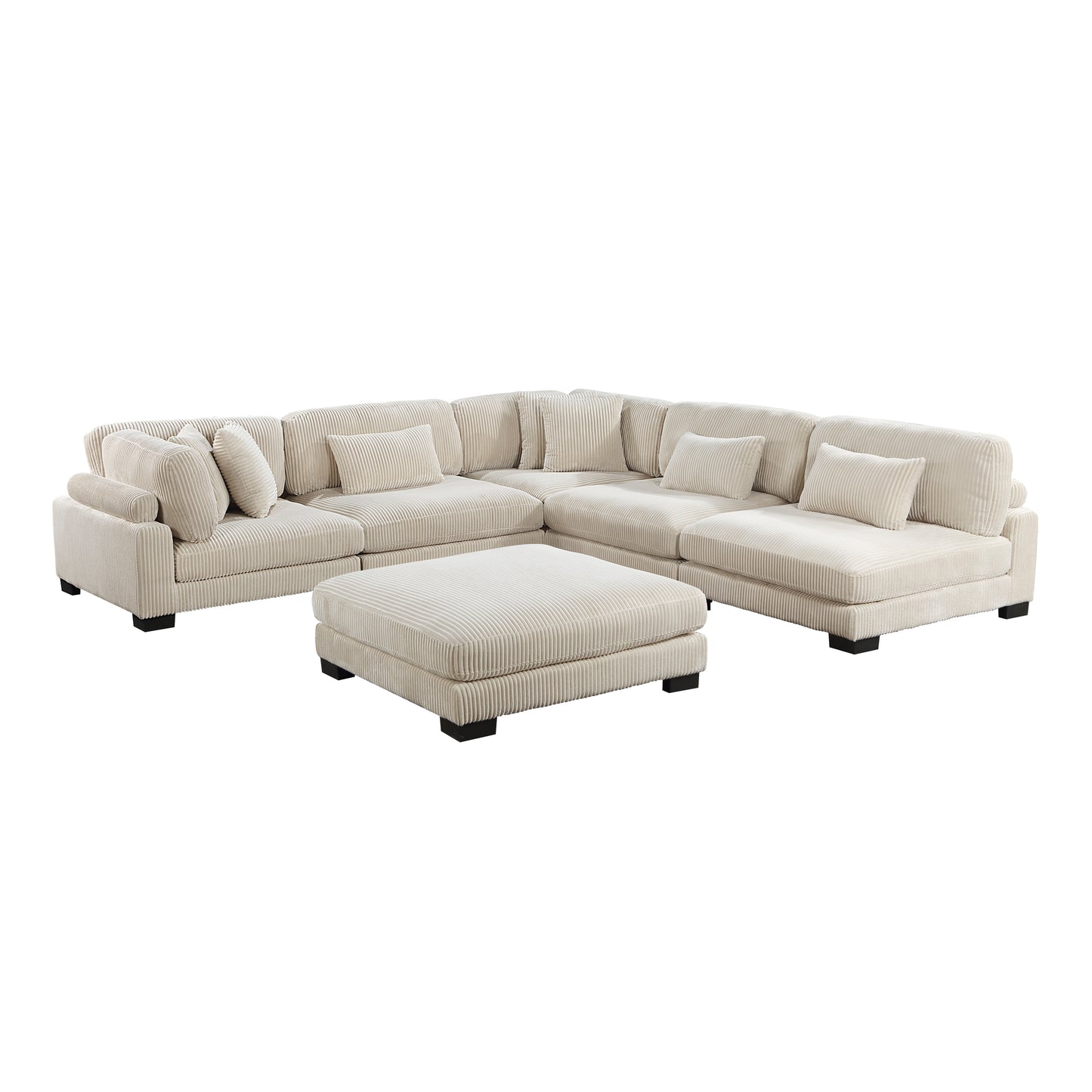 Homelegance Traverse Sectional Sofa in 8555BE-6OT Stylish Comfort Design