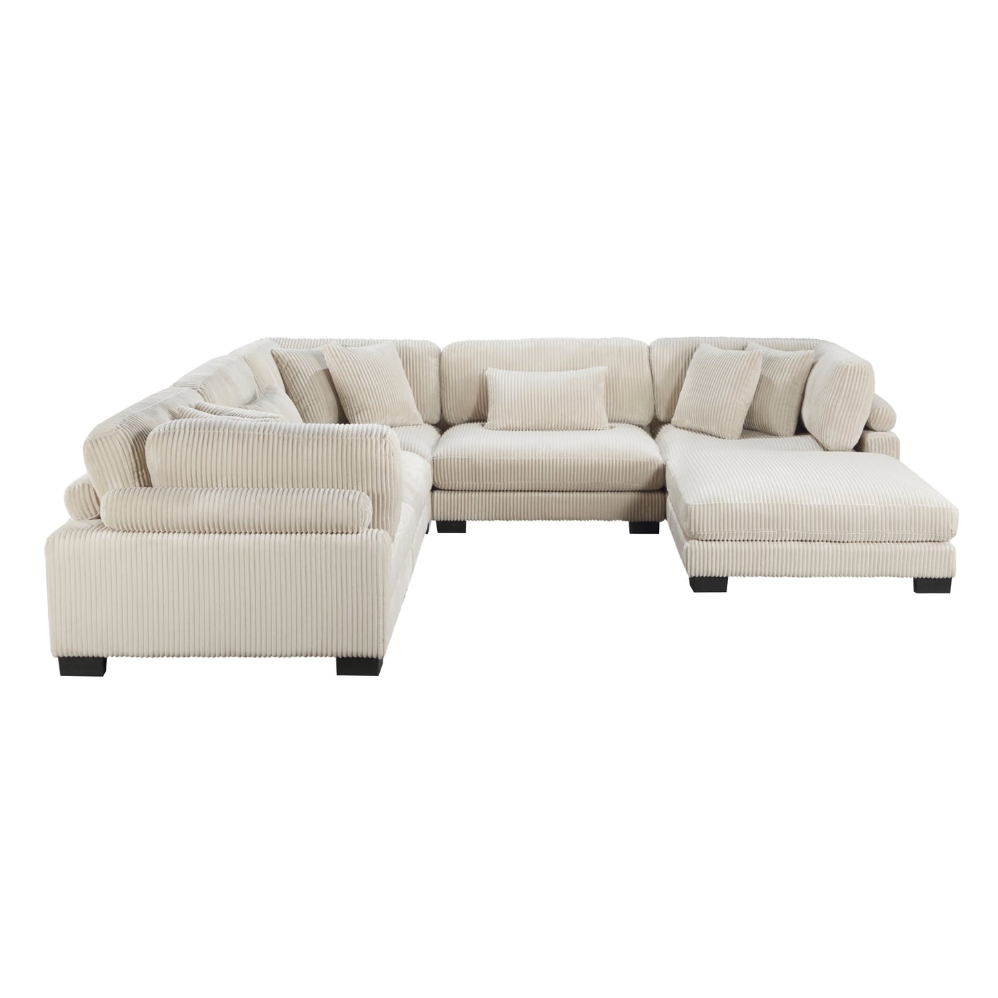 Homelegance Traverse Sectional Sofa in 8555BE-3CR2ACOT for Stylish Comfort
