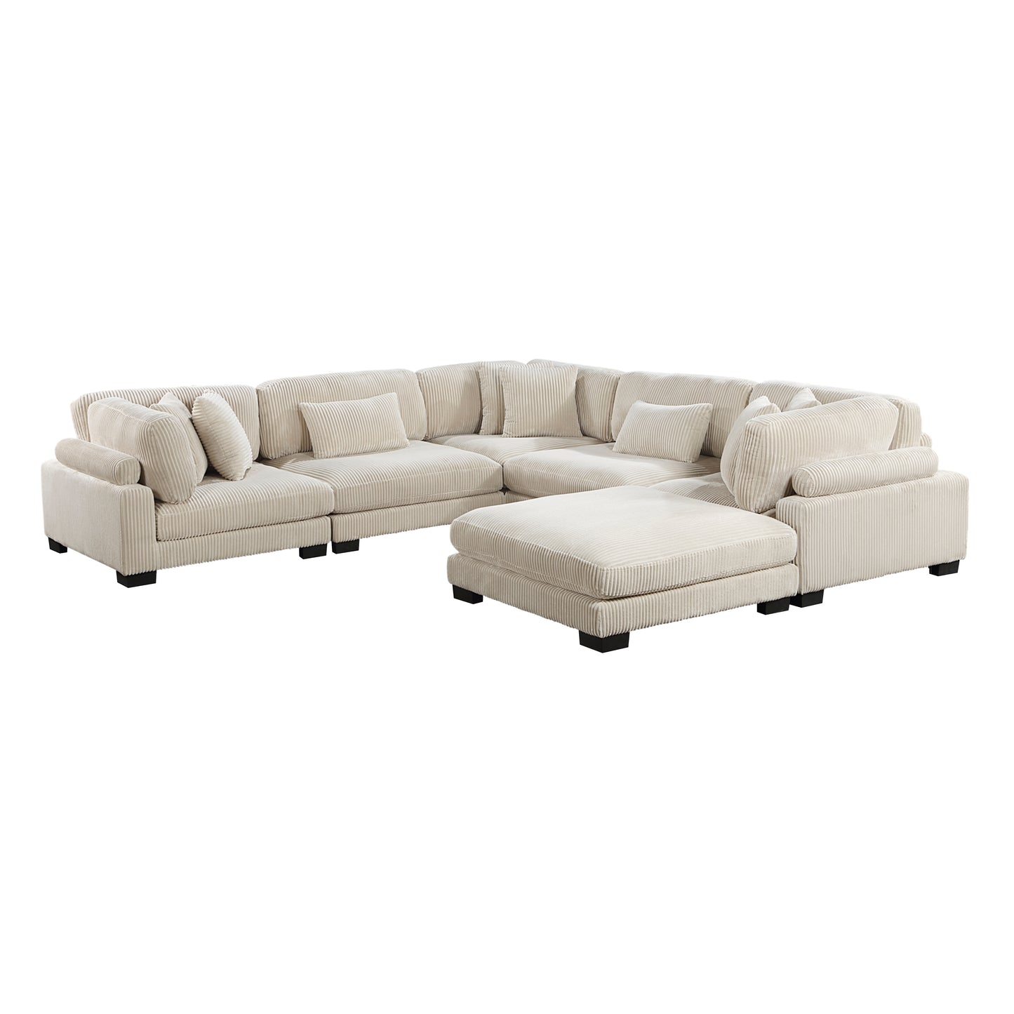 Homelegance Traverse Sectional Sofa in 8555BE-3CR2ACOT for Stylish Comfort