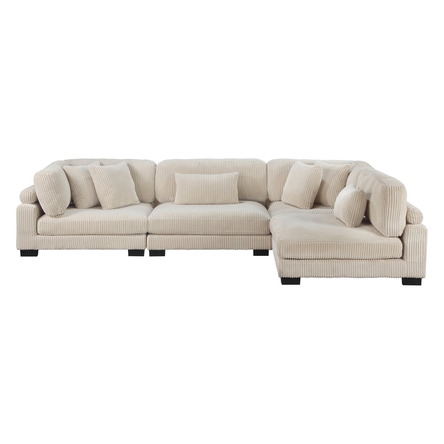 Homelegance Traverse Sectional Sofa in 8555BE-4SC Stylish Comfort Design