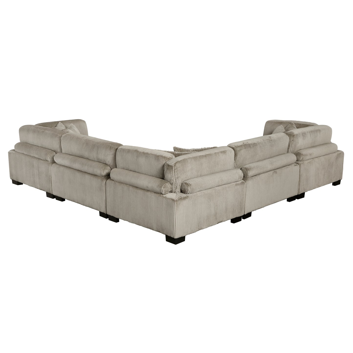 Homelegance Traverse Sectional Sofa in Gray 8555GB-2AC3CR