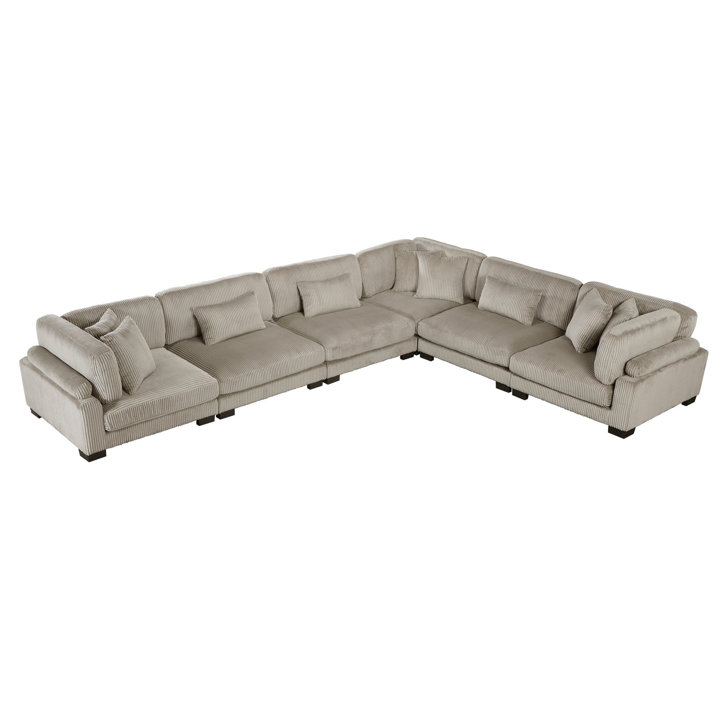 Homelegance Traverse Sectional Sofa in 8555GB-3CR3AC Elegant Design