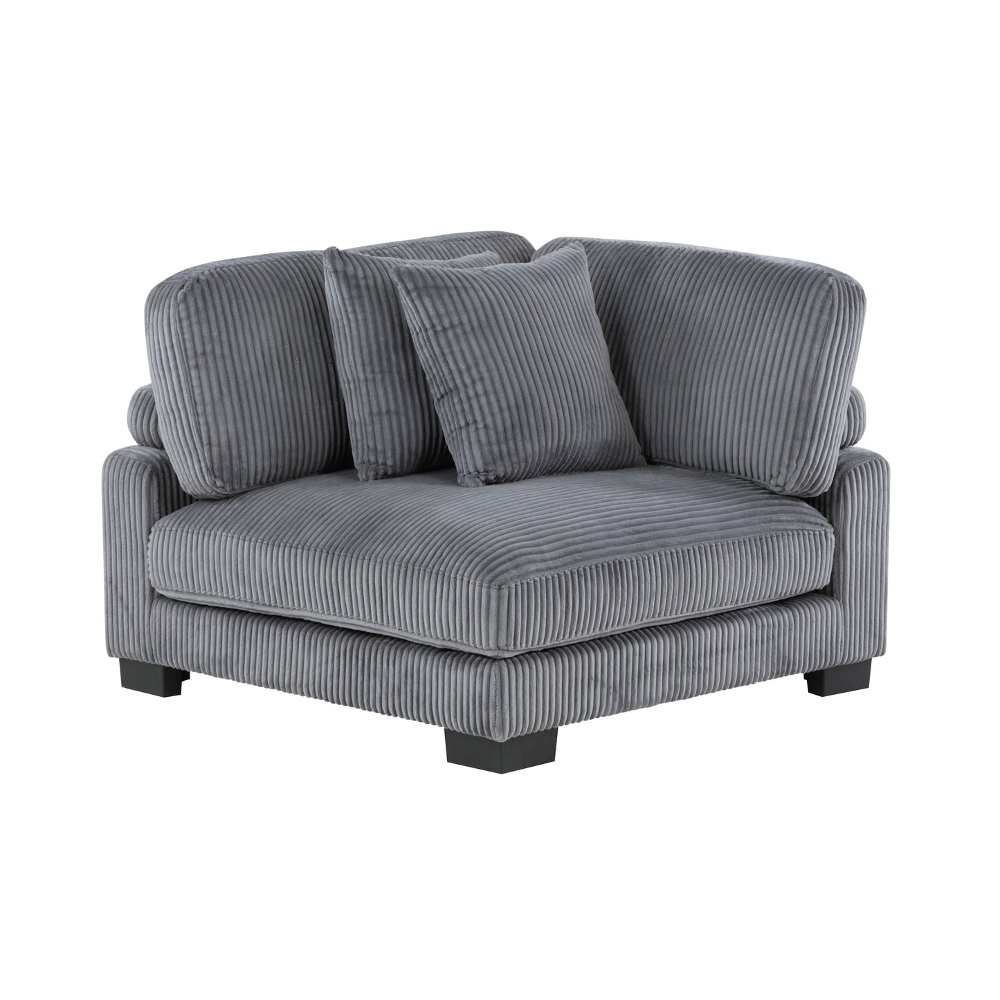 Homelegance Traverse Sectional Sofa in Gray 8555GY-2AC3CR