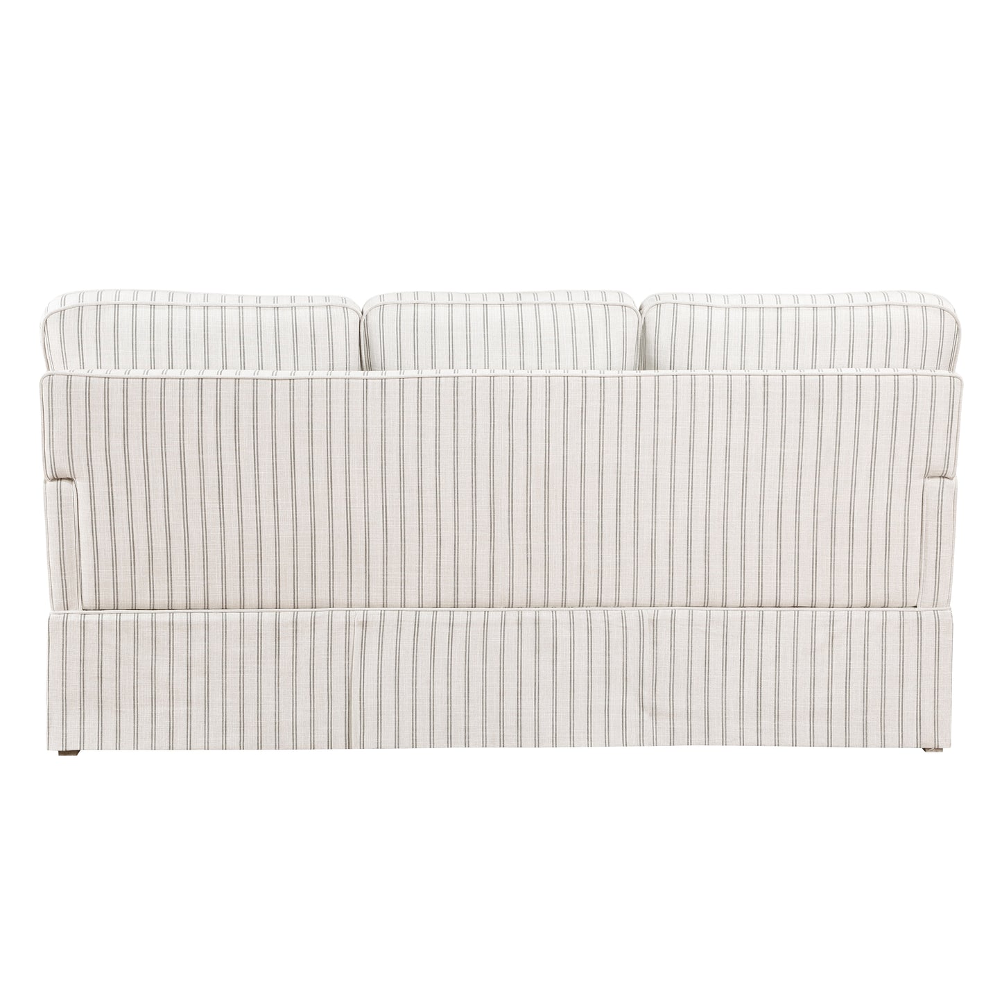 Homelegance Hampstead Sectional Sofa Gray and White Striped 8557-3