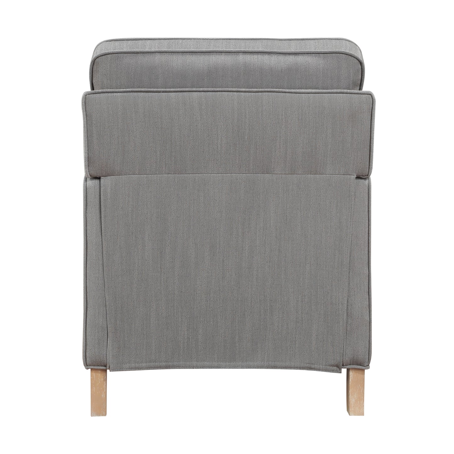 Homelegance Hampstead Reclining Chair in Gray Textured Fabric 8557GY-1PB