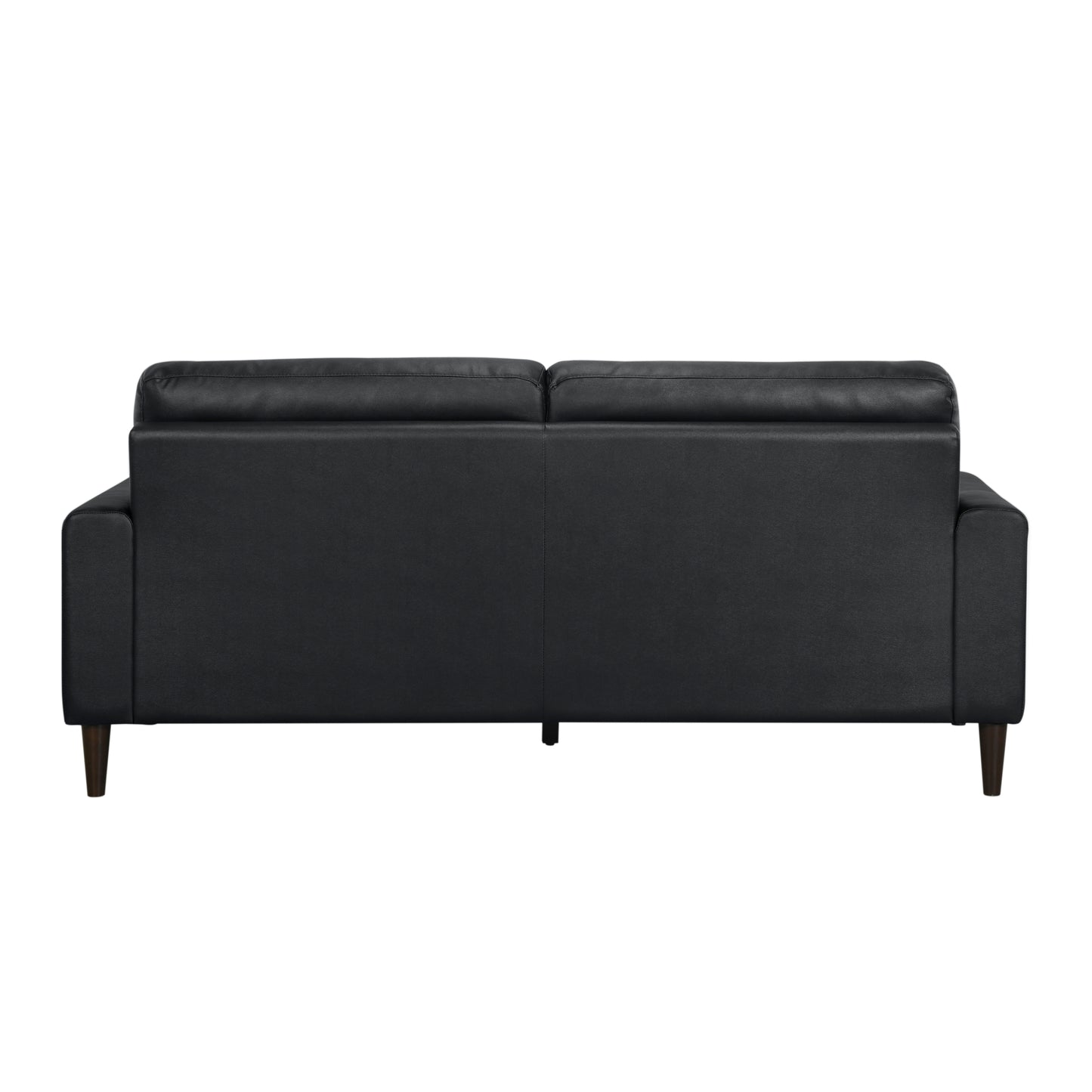 Homelegance Lewes Sectional Sofa Black Leather Elegant Comfort 8566BLK-3
