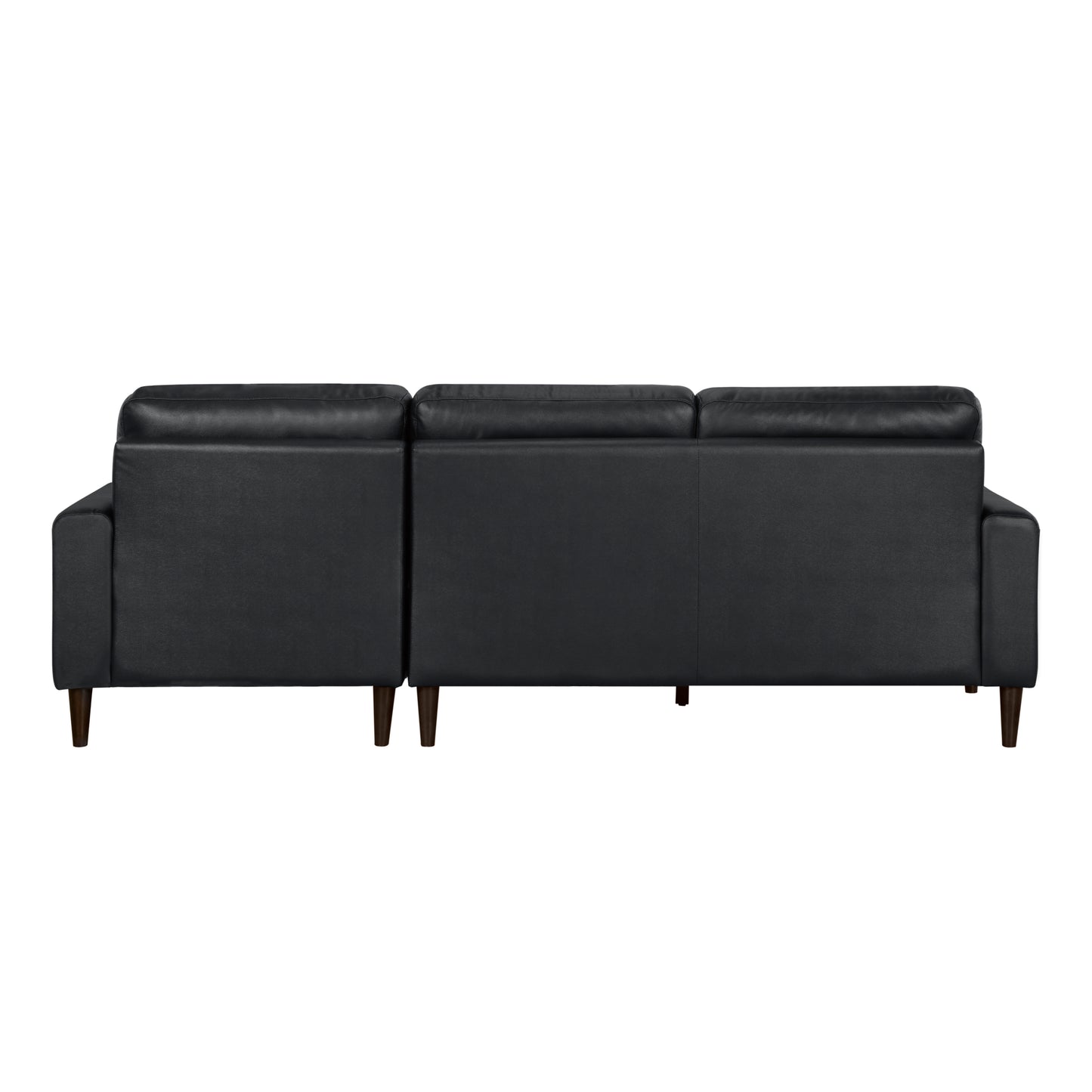 Homelegance Lewes Sectional Sofa in Black 8566BLK-SC for Stylish Comfort