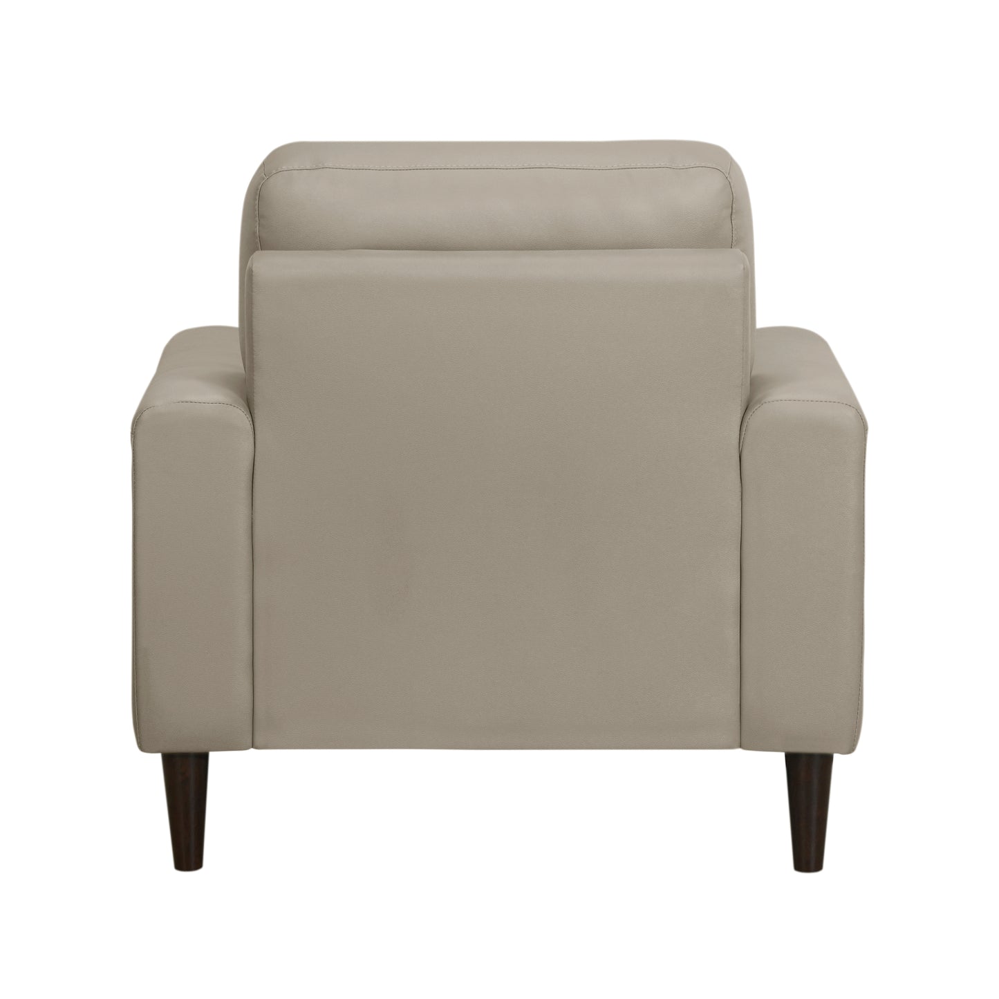 Homelegance Lewes Accent Chair in Latte Leather with Solid Wood Legs 8566LTE-1