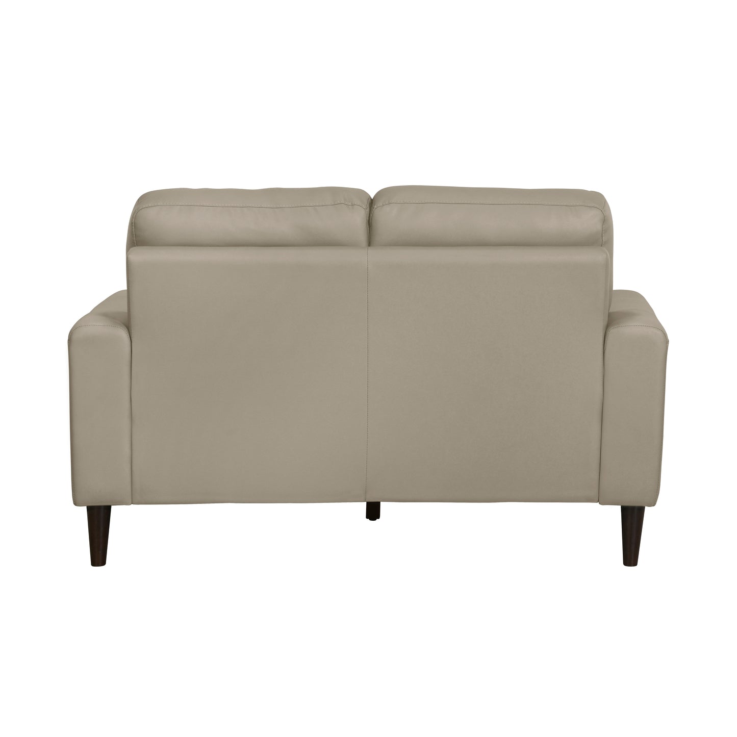 Homelegance Lewes Loveseat in Latte Leather 8566LTE-2