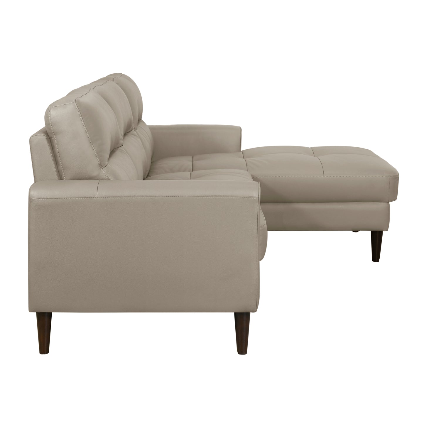 Homelegance Lewes Sectional Sofa in Soft Charcoal 8566LTE-SC