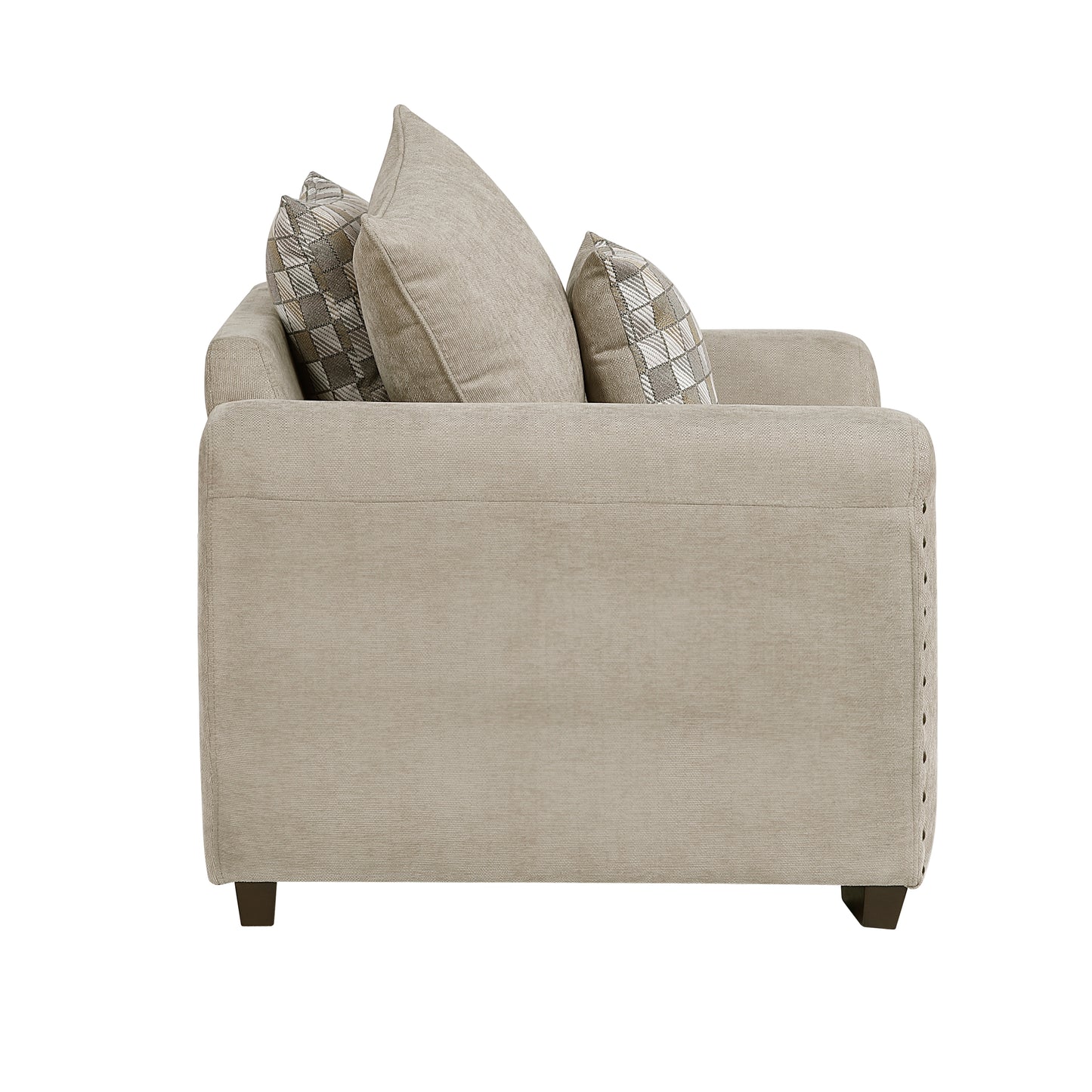 Homelegance Silverthorne Accent Chair Light Brown Chenille Upholstery 8579SS-1