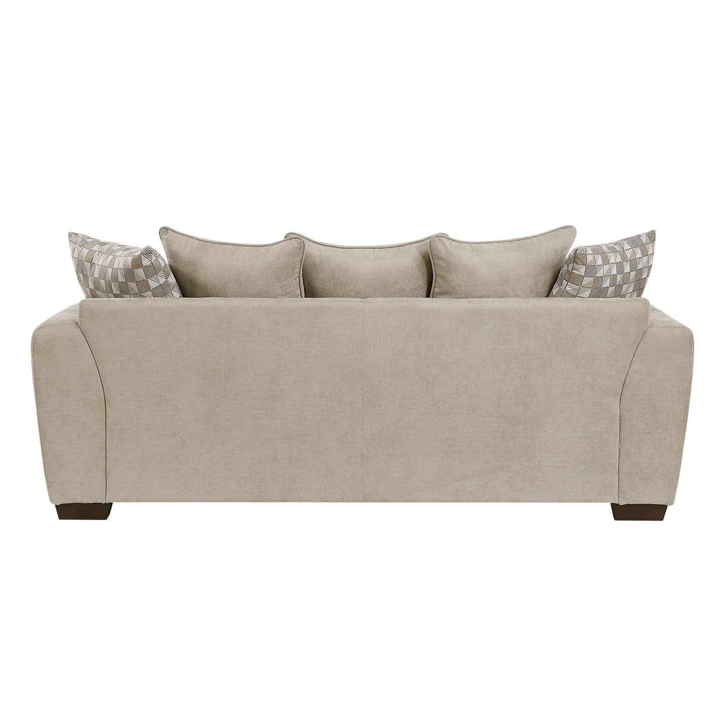 Homelegance Silverthorne Sectional Sofa in Sesame-Hued Chenille 8579SS-3