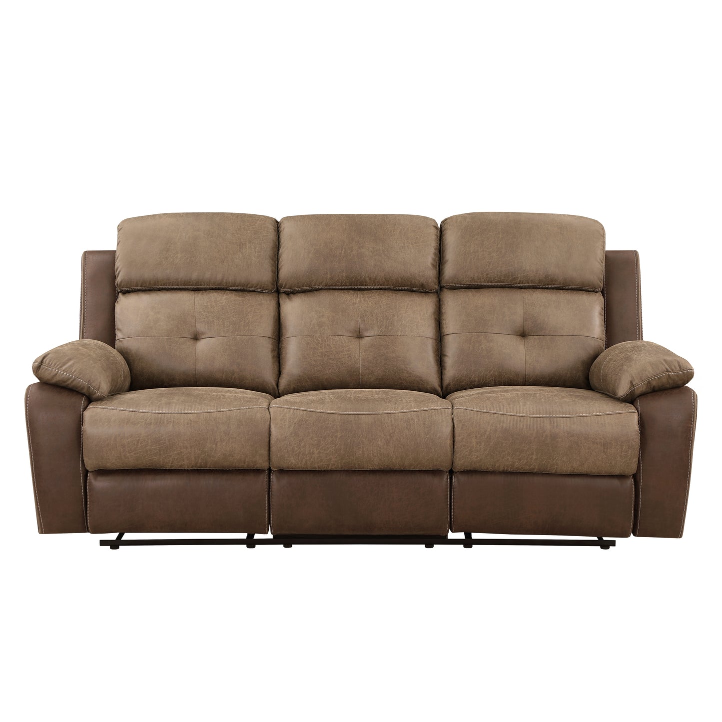 Homelegance Glendale Brown Reclining Sectional Sofa 8599BR-3