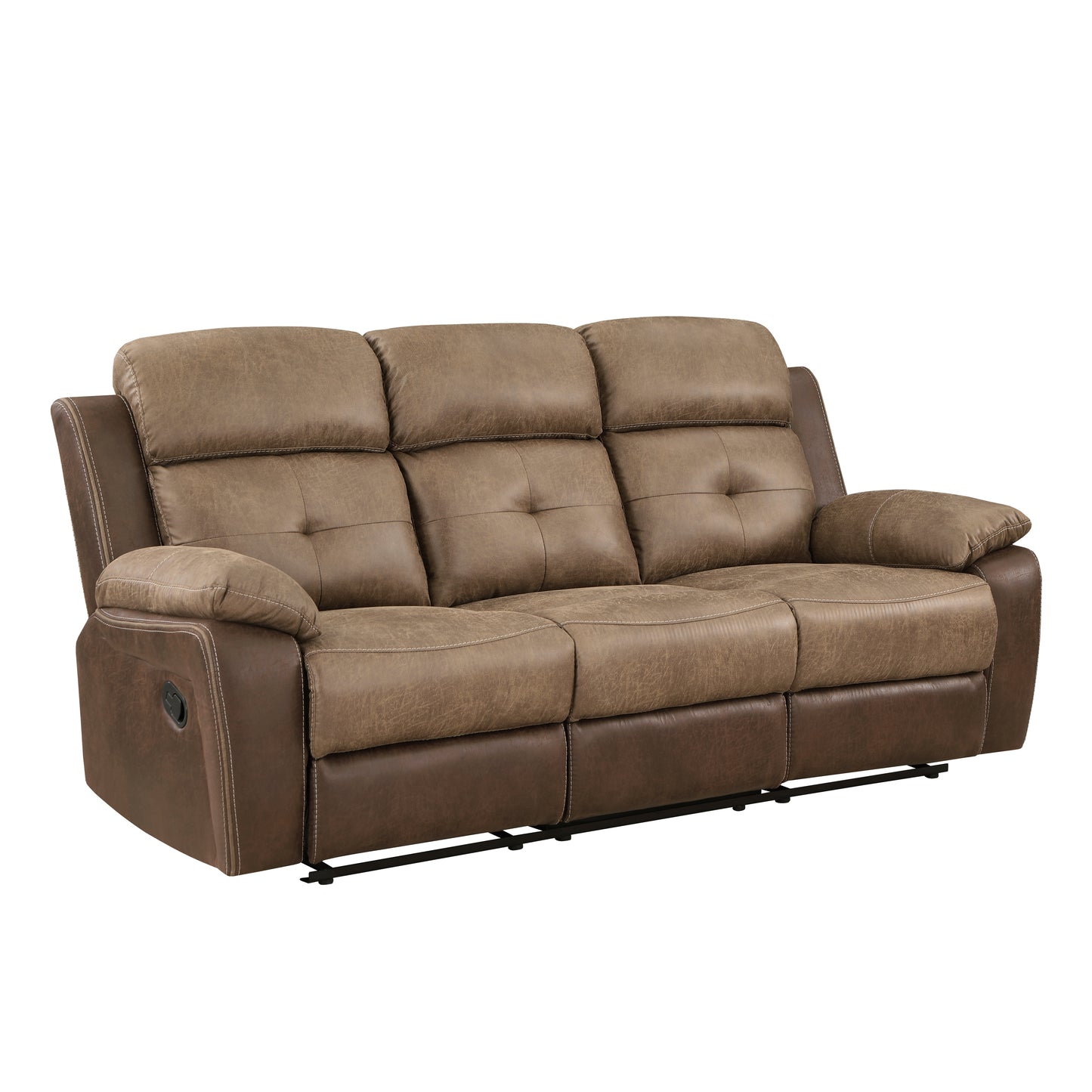 Homelegance Glendale Brown Reclining Sectional Sofa 8599BR-3