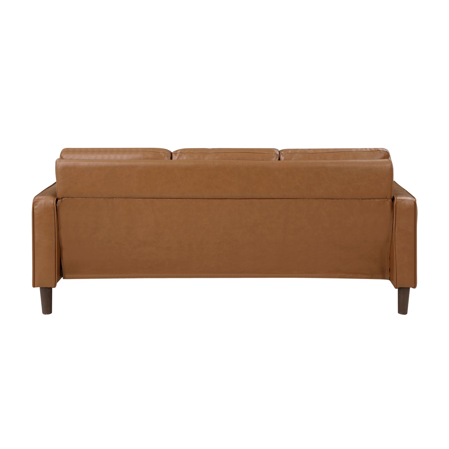 Homelegance Malcolm Sectional Sofa in Rich Brown Faux Leather 9203BRW-3