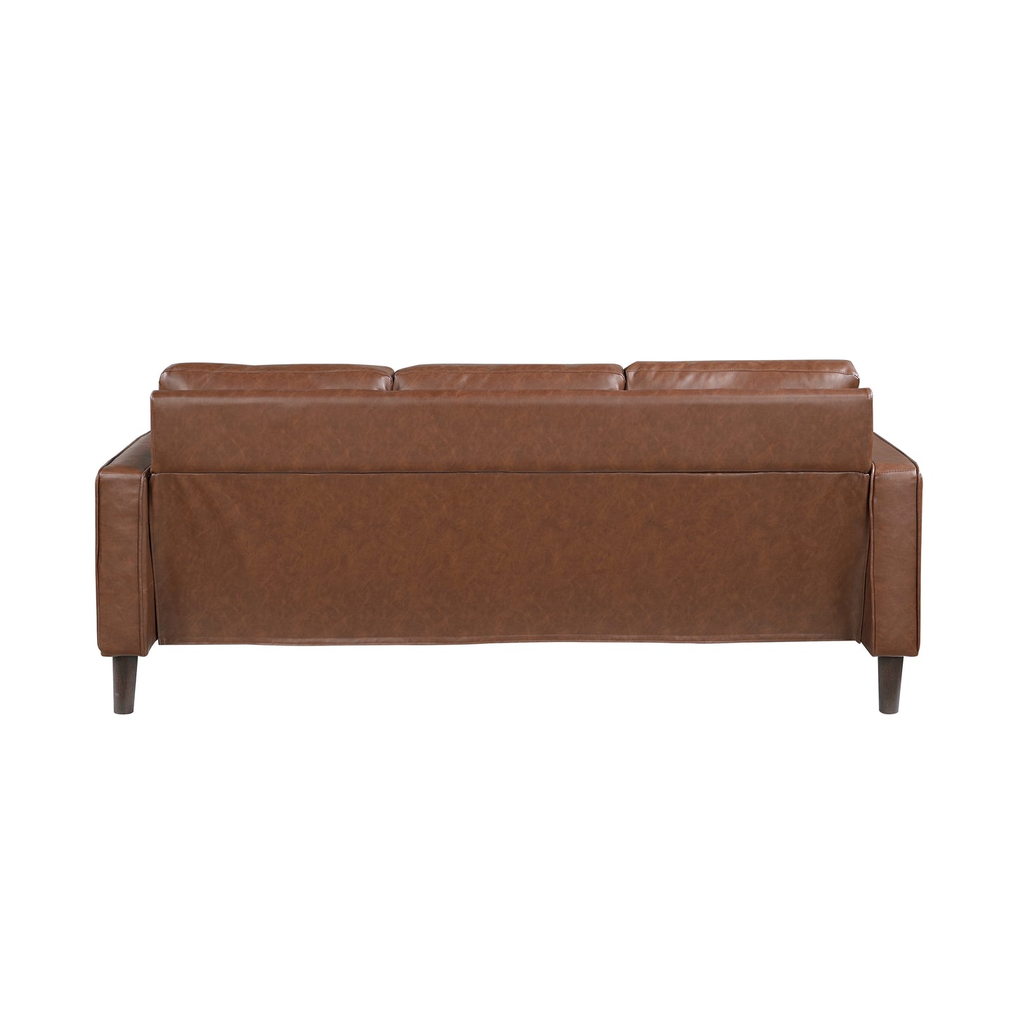 Homelegance Malcolm Sofa in Chocolate Faux Leather 9203CHC-3