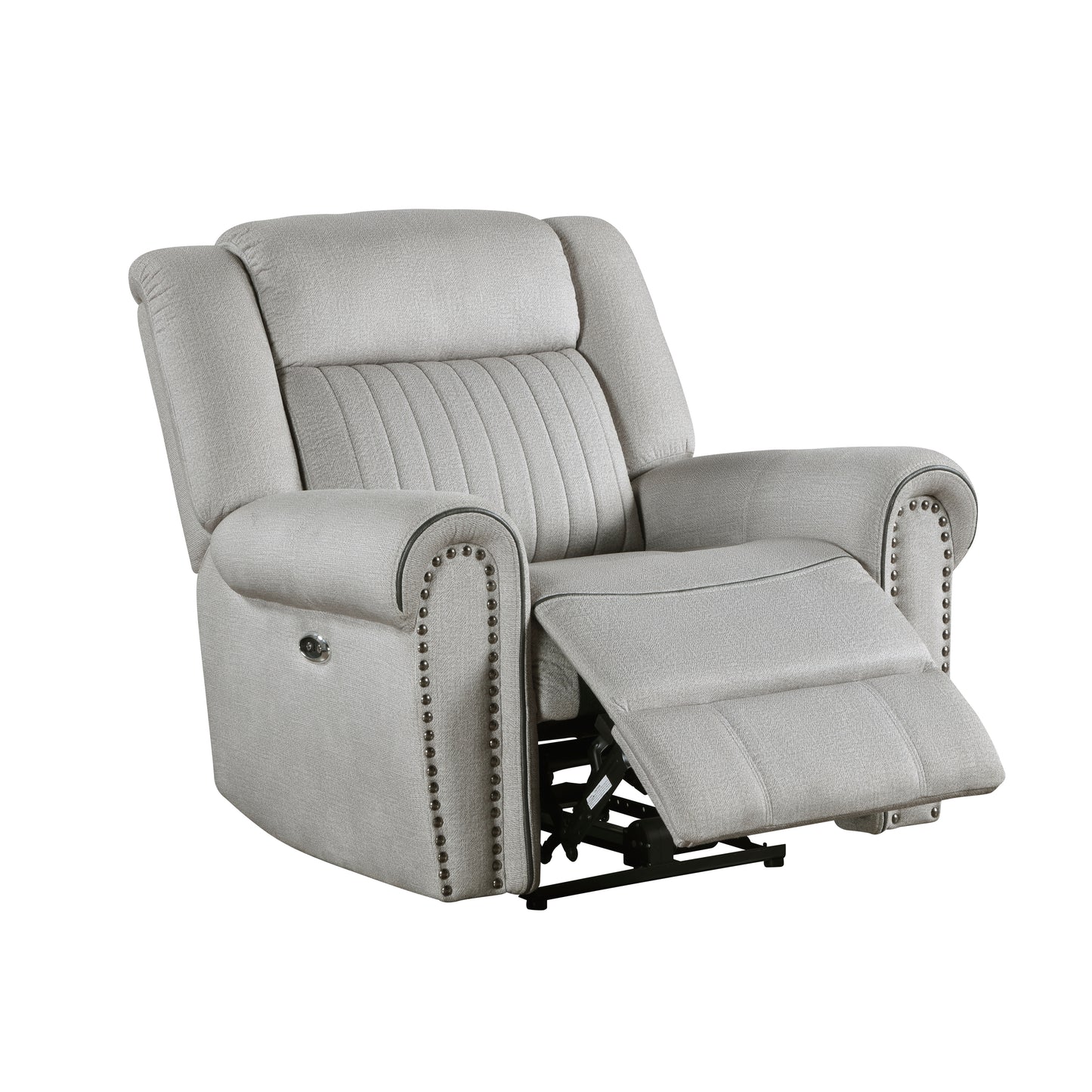 Homelegance Brennen Reclining Chair Power Recliner in Mist 9204MT-1PW