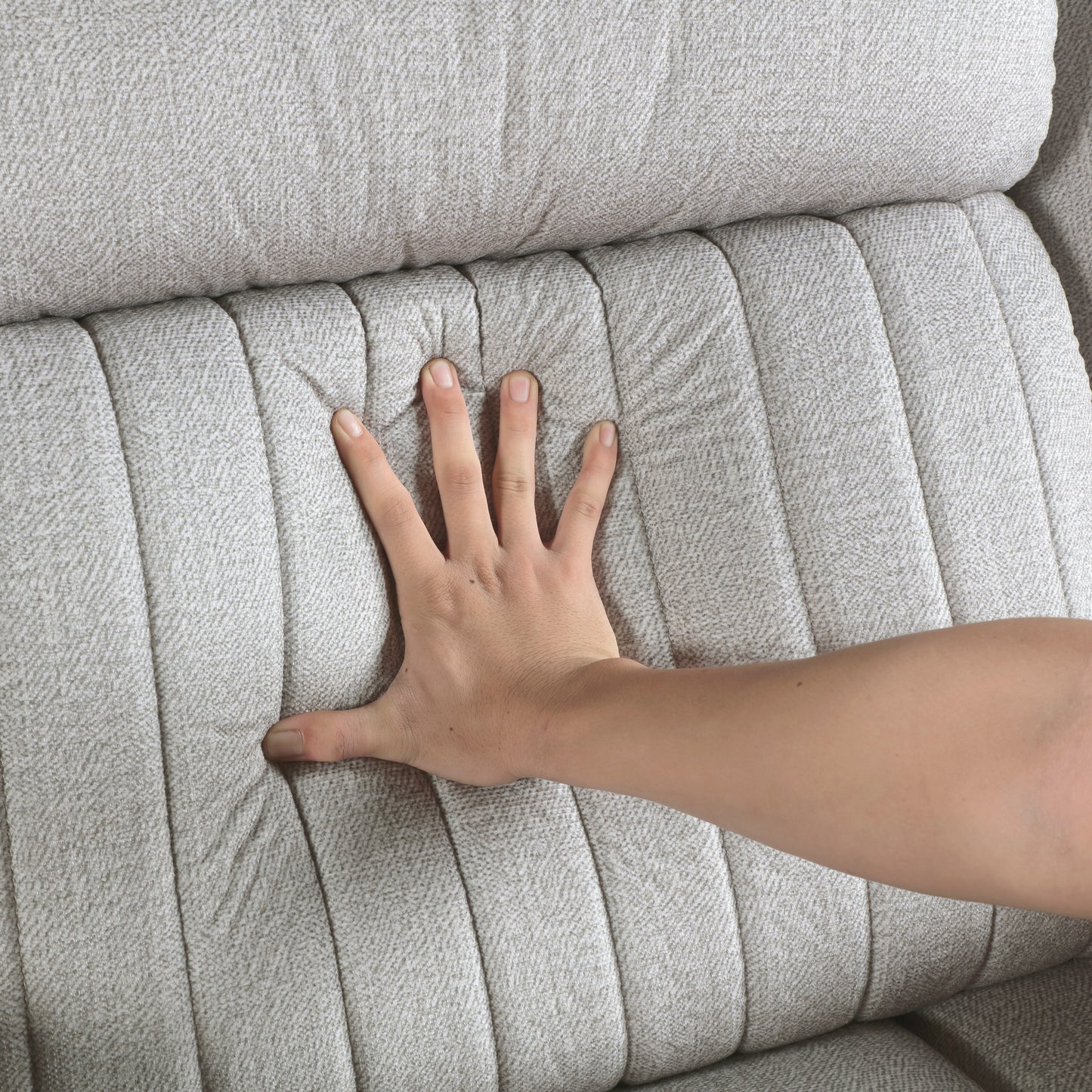 Homelegance Brennen Sectional Sofa Mist-Hued Microfiber Power Recliner 9204MT-3PW