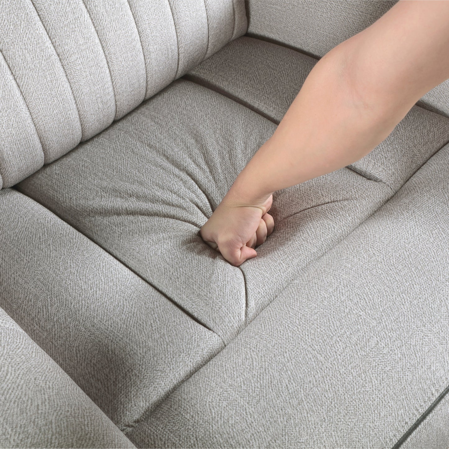 Homelegance Brennen Loveseat Power Reclining Mist with Center Console 9204MT-2PW