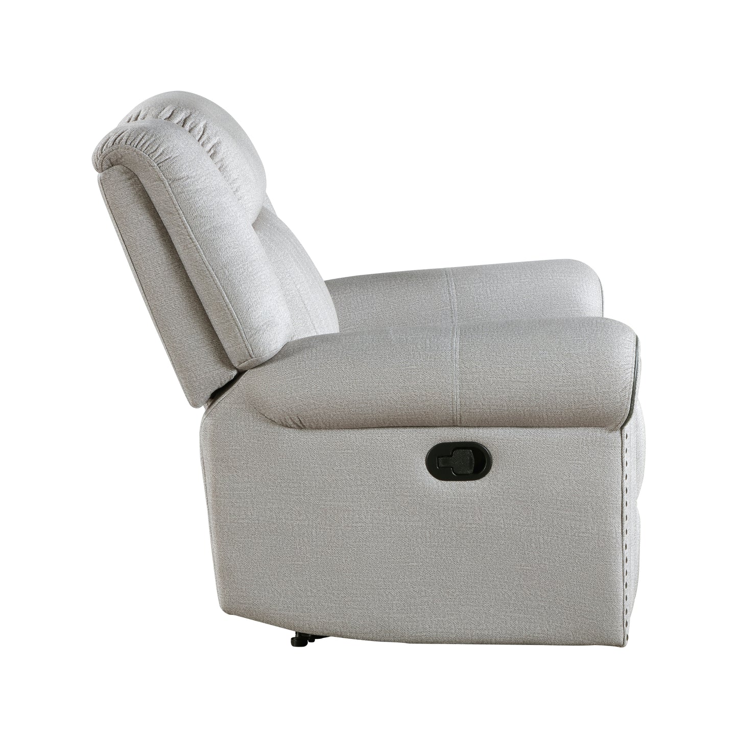 Homelegance Brennen Reclining Chair in Mist Textured Microfiber 9204MT-1