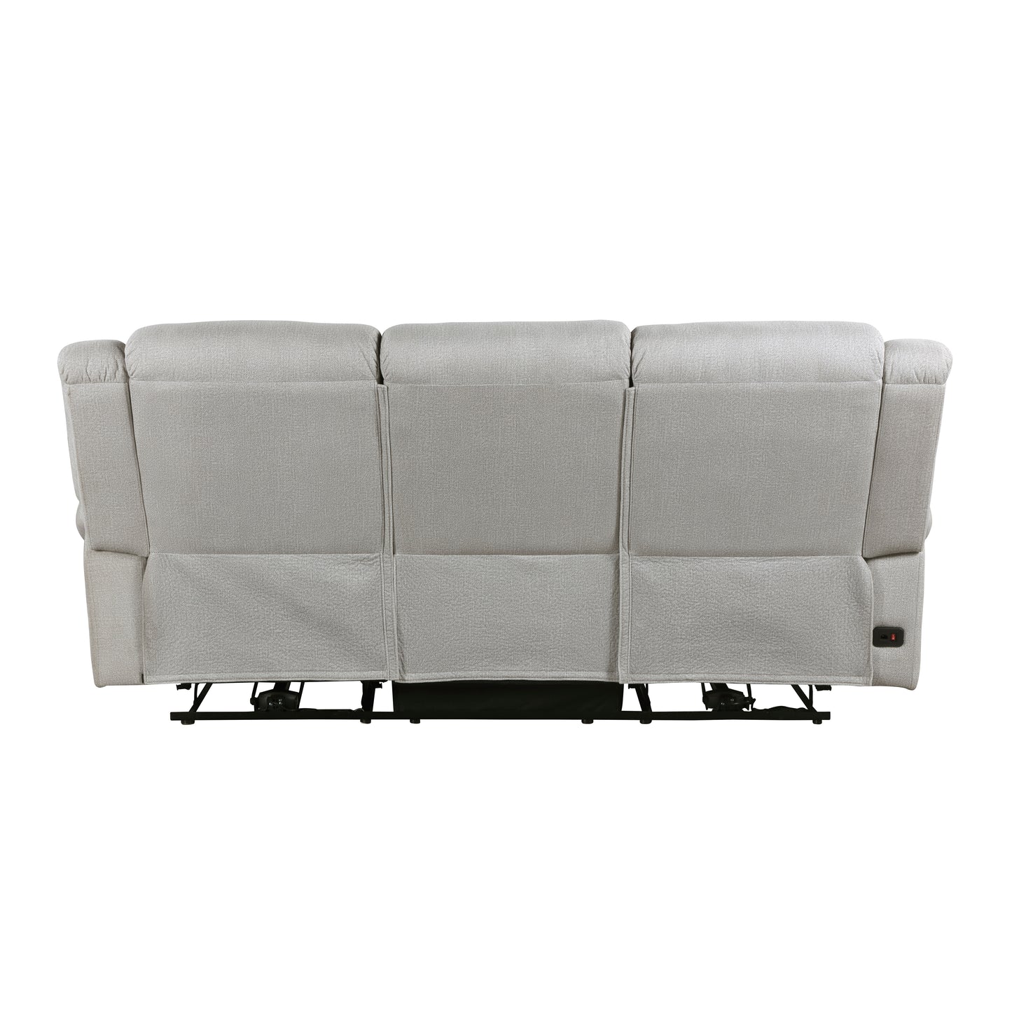 Homelegance Brennen Sectional Sofa Mist-Hued Microfiber Power Recliner 9204MT-3PW