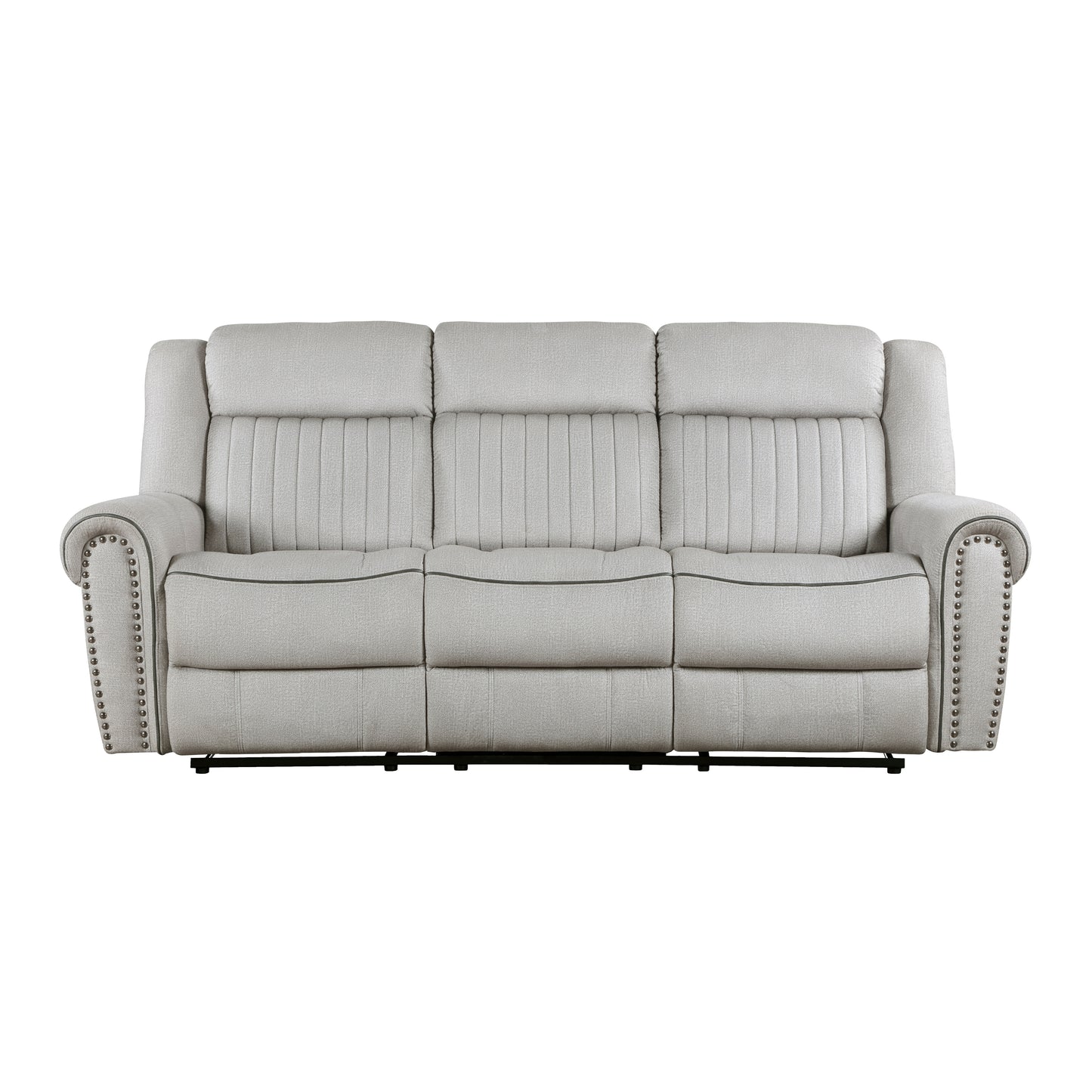 Homelegance Brennen Mist Double Reclining Sectional Sofa 9204MT-3