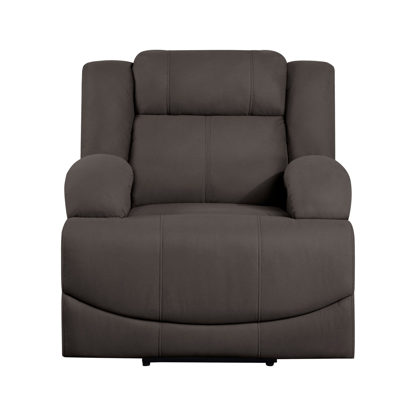 Homelegance Camryn Reclining Chair Power Recliner in Chocolate 9207CHC-1PW